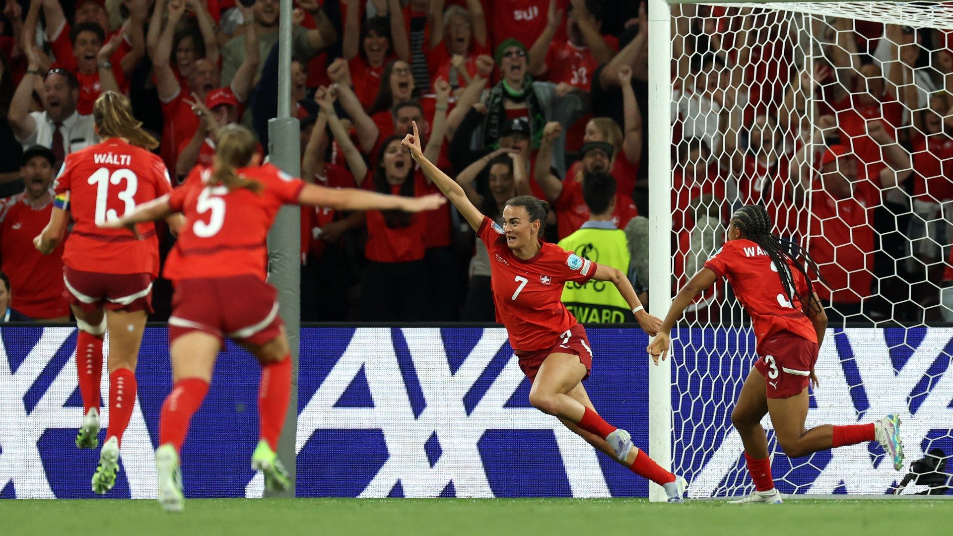 Switzerland stay alive! Riola Xhemaili's injury-time equaliser gives Euro 2025 hosts a last-gasp reprieve as draw with heartbroken Finland sends them into knockout stages