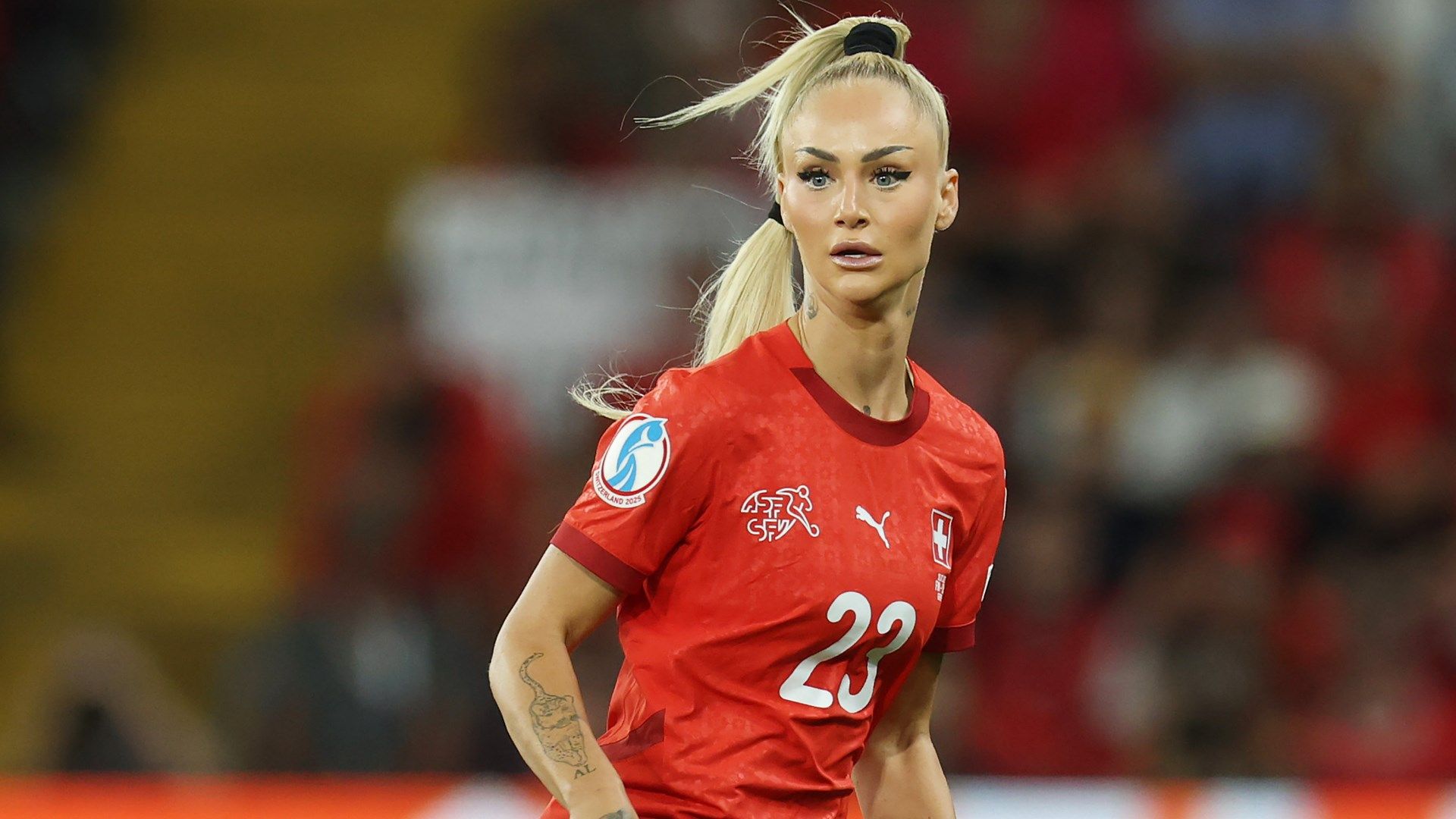Swiss star Alisha Lehmann sends message to Juventus team-mate Cristiana Girelli after Euros heroics