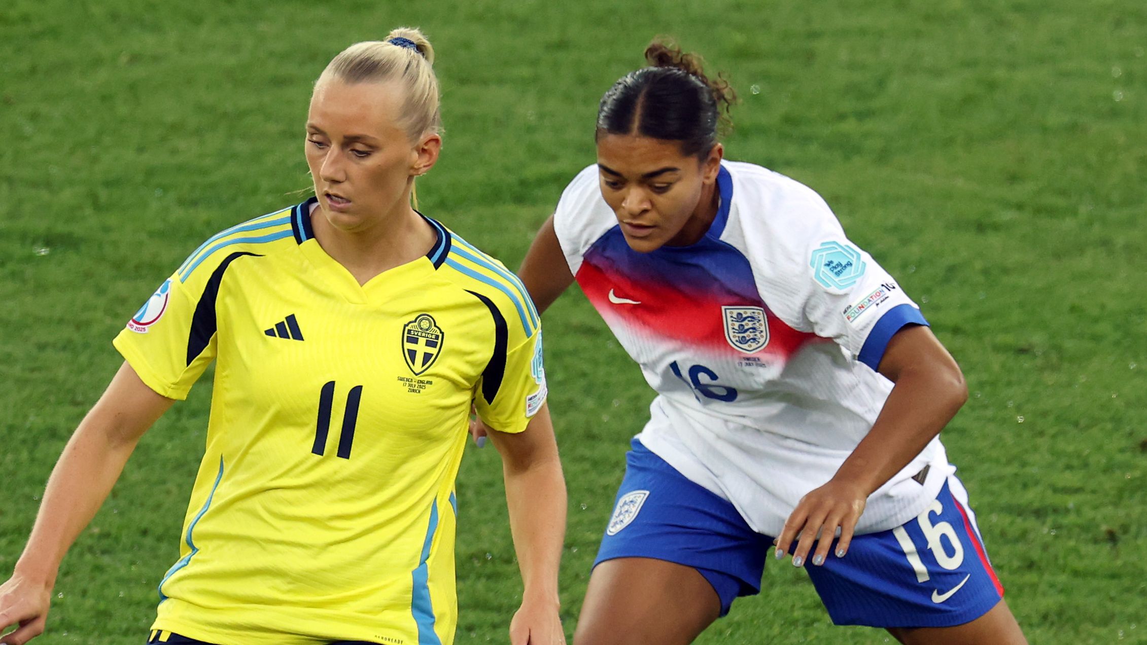 England fans start panicking after Lionesses go 2-0 down in first half of Euro 2025 quarter-final with Sweden