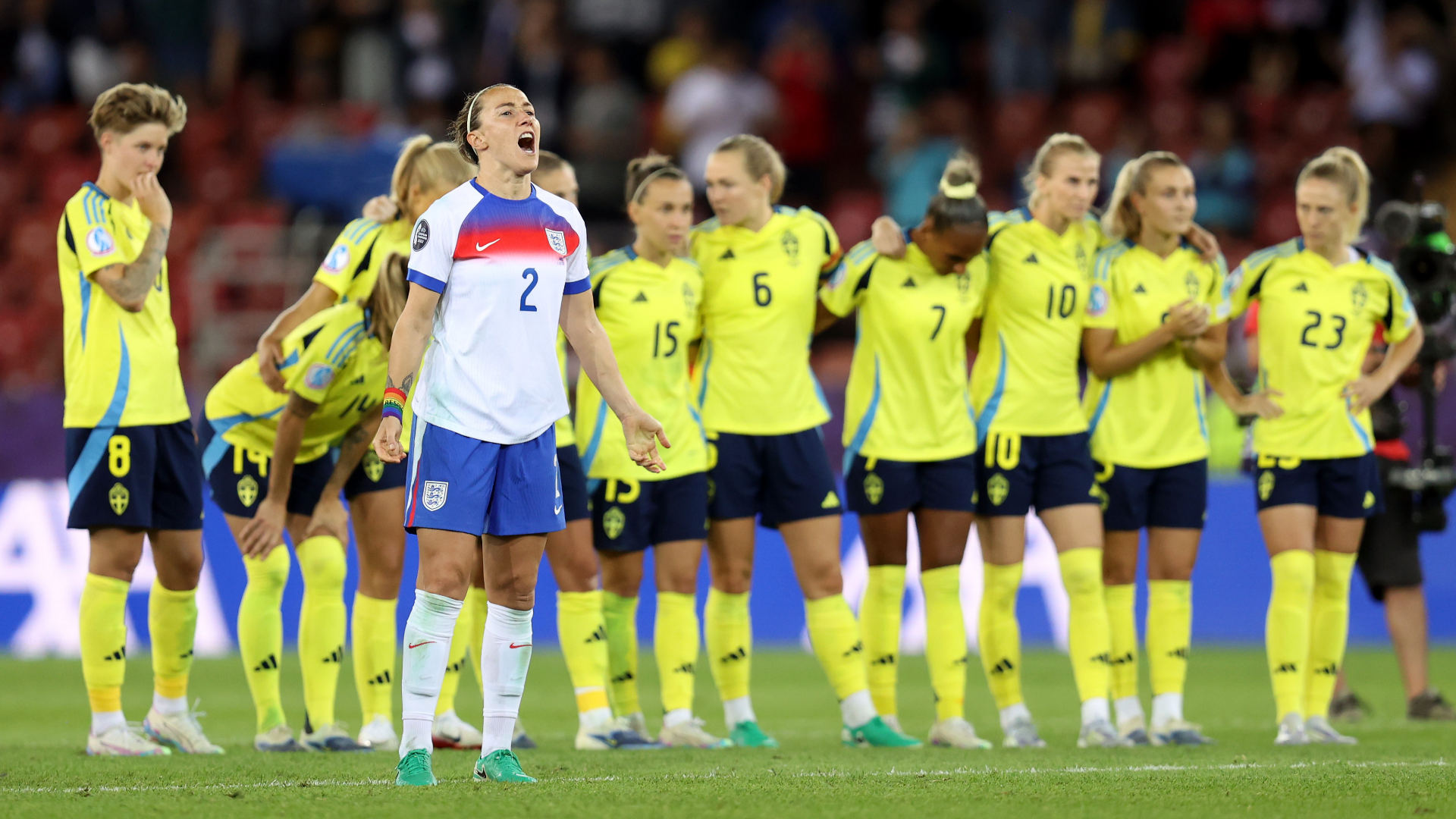 'F*cking crap!' - Sweden goalkeeper Jennifer Falk delivers brutal assessment after missed penalty spares England from Euro 2025 elimination