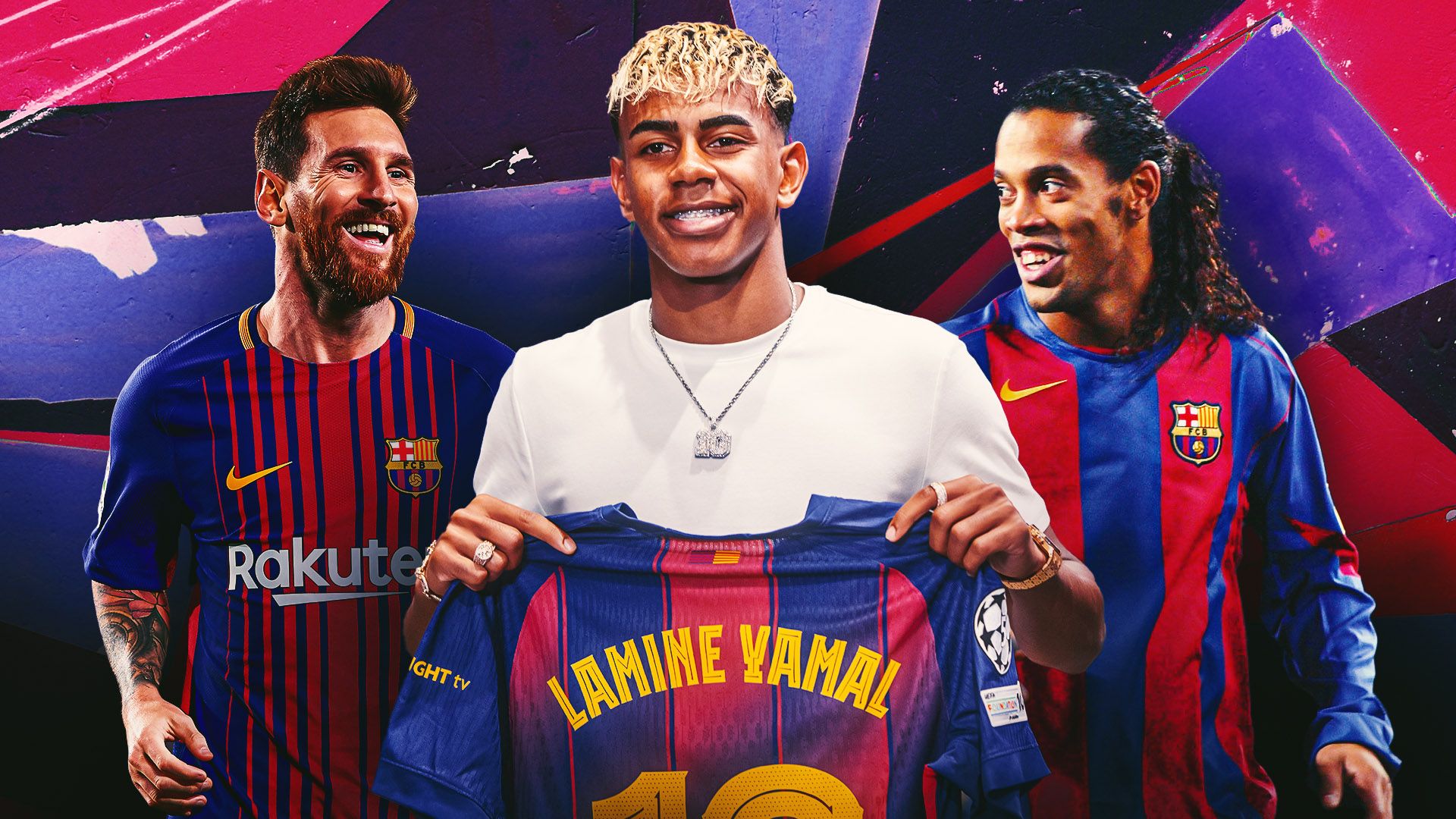 تصنيف: ليونيل ميسي ورونالدينيو وأعظم لاعبي برشلونة الذين ارتدوا الرقم 10 على مر العصور، بينما حصل الشاب المعجزة لامين يامال على رقم القميص الأيقوني