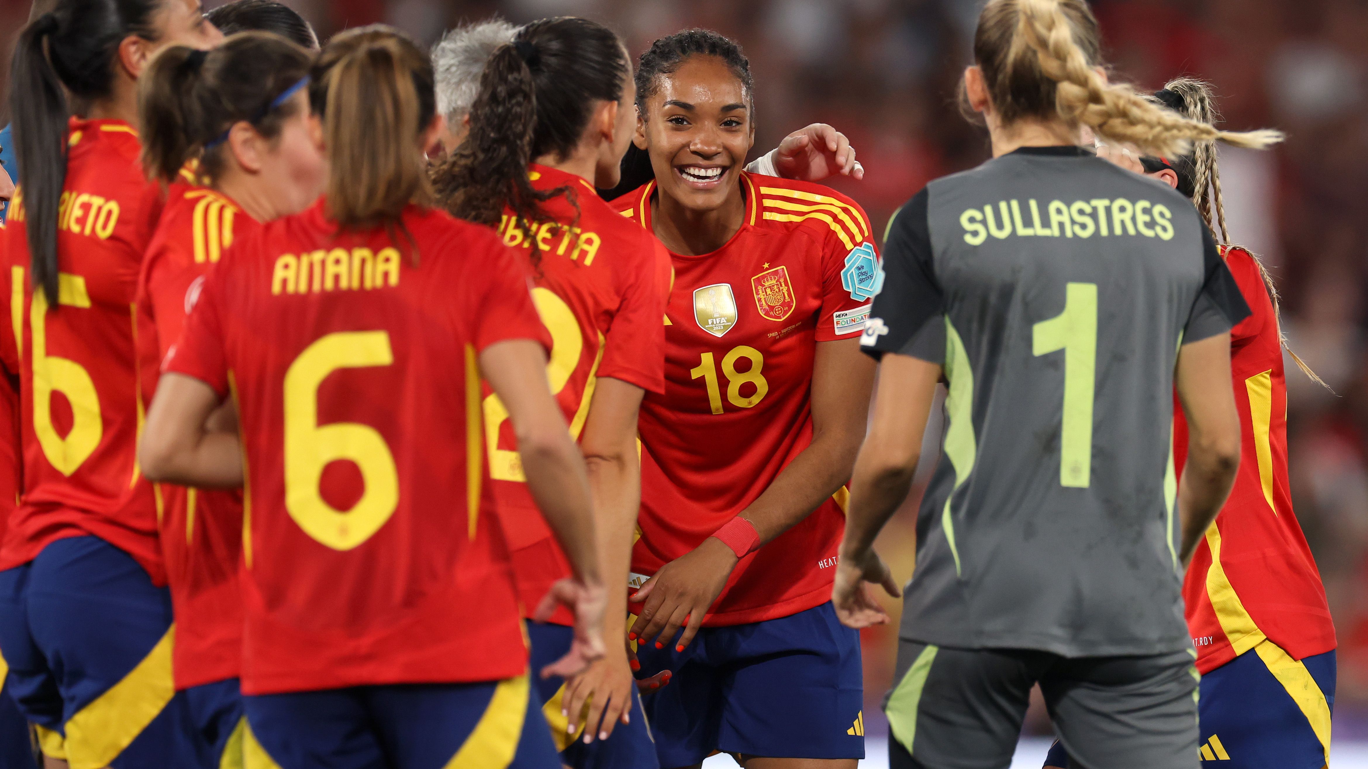 Athenea del Castillo and Claudia Pina send Spain through to semi-finals as Euro 2025 hosts Switzerland bow out with brave defeat