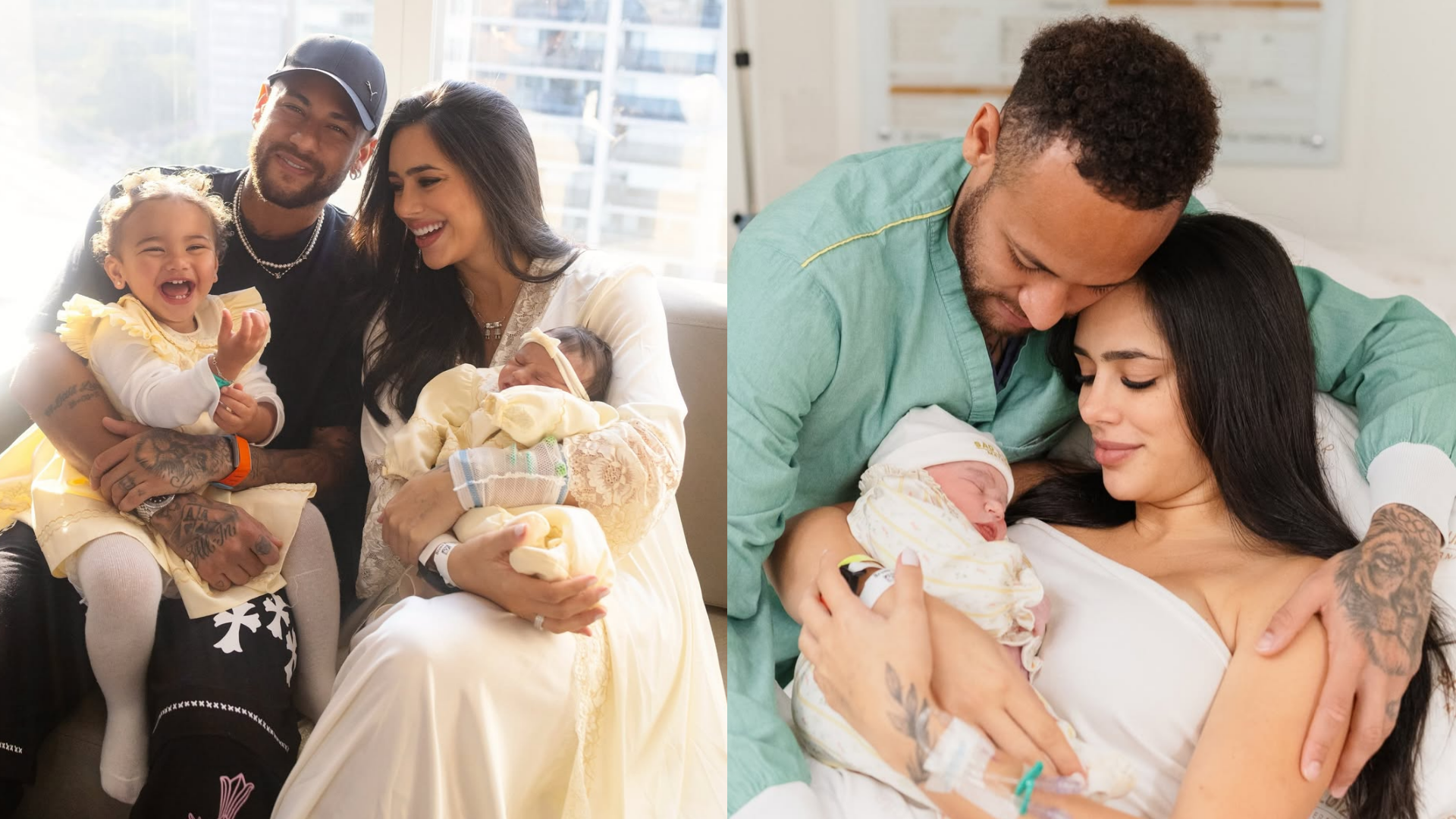 Neymar receives heartwarming gift from former club PSG after Santos star & wife Bruna Biancardi celebrate birth of their second child