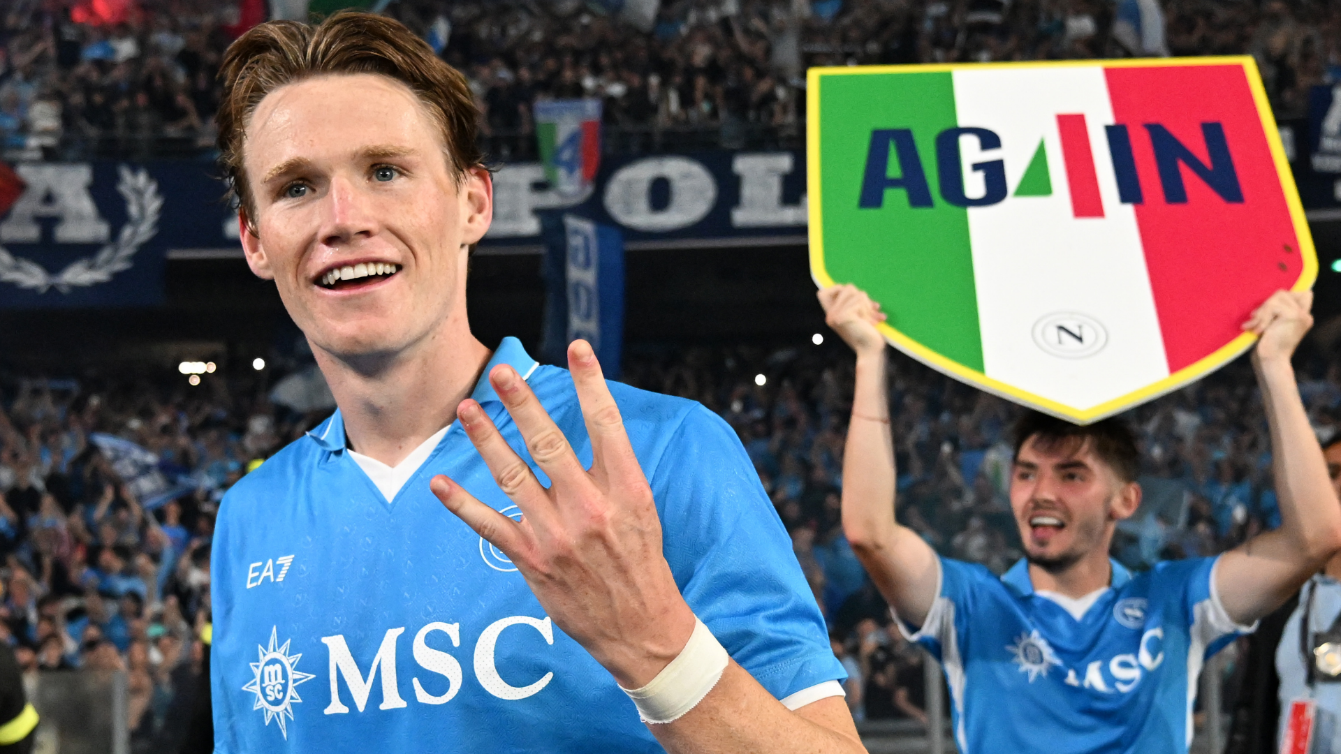 Scott McTominay & 'Queen of Italy' girlfriend Cam Reading enjoy 'special' summer of sunshine & spas after stunning Serie A title win with Napoli