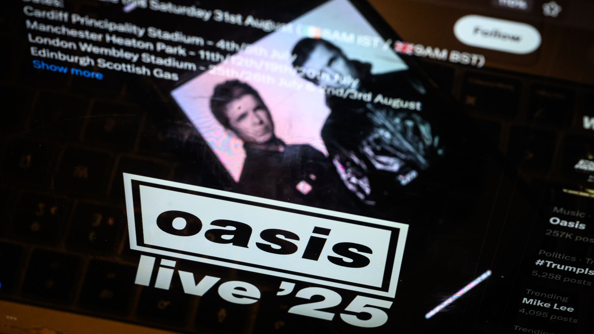 'Don't be f*cking booing!' - Oasis jeered AGAIN by own fans as Liam Gallagher attempts on-stage tribute to watching Man City star Rodri