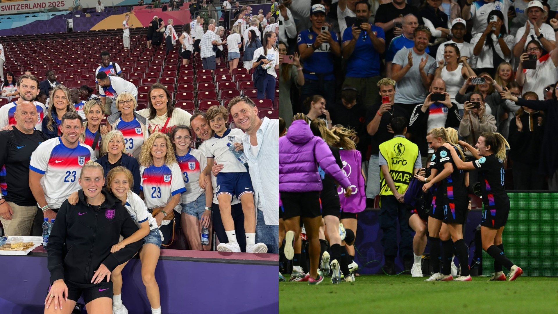 More drama than the villa! Alessia Russo's brother Giorgio watches on as Lionesses secure Euro 2025 final place after being dumped from Love Island