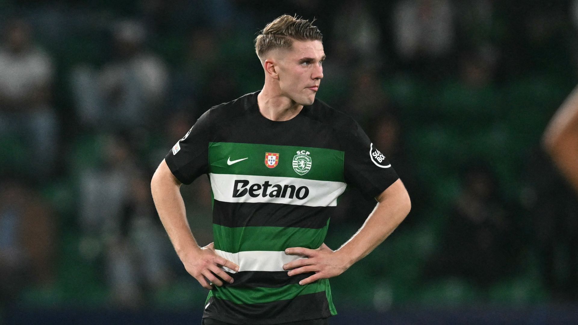 Viktor Gyokeres' replacement arrives at Sporting CP to complete €25m transfer from second-tier Spanish side as Arsenal close in on Swedish striker