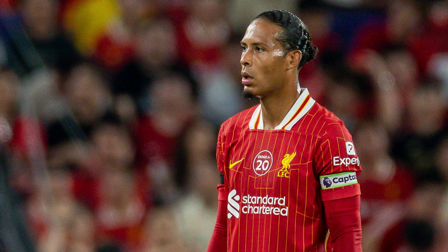 'Demolished!' - Virgil van Dijk destroyed by Italian press for awful defending against Rafael Leao in Liverpool's loss to AC Milan