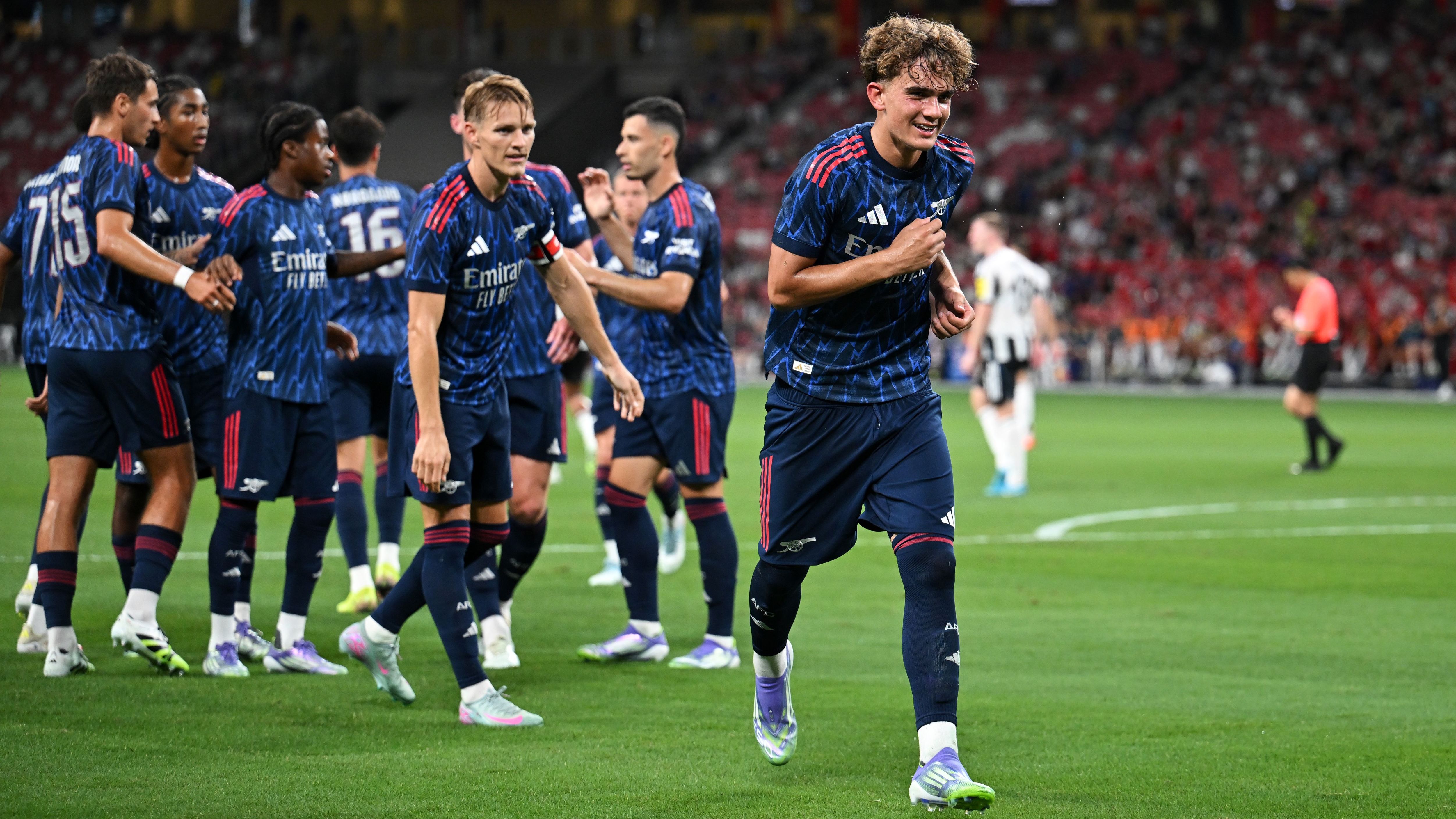 Max Dowman, you superstar! Arsenal's 15-year-old sensation picks the lock as Gunners come from behind to beat Newcastle in pre-season friendly
