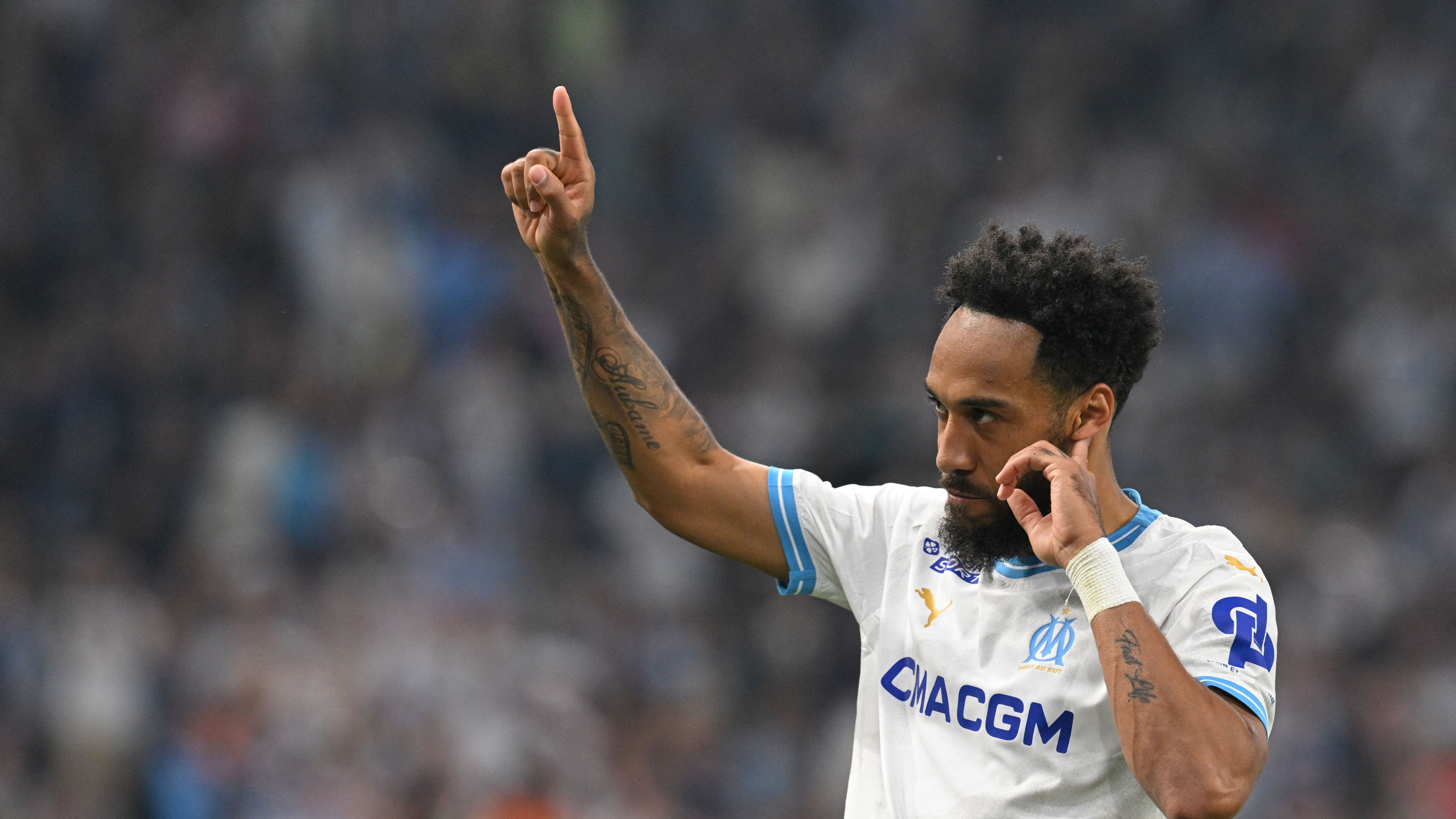 Pierre-Emerick Aubameyang is back! Ex-Arsenal and Chelsea striker arrives in France to join Mason Greenwood & Co at Marseille after cutting Saudi adventure short