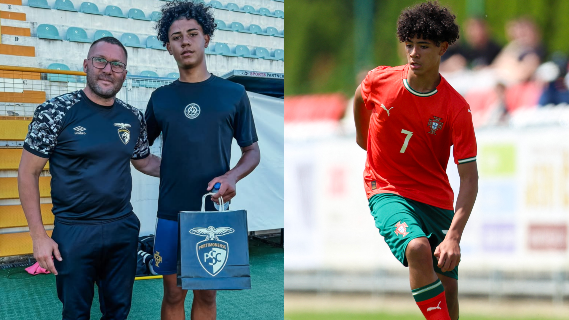 ‘The one who bears the name and the legacy' - Cristiano Ronaldo Jr trains in Portugal amid ongoing bid to follow in the footsteps of GOAT father