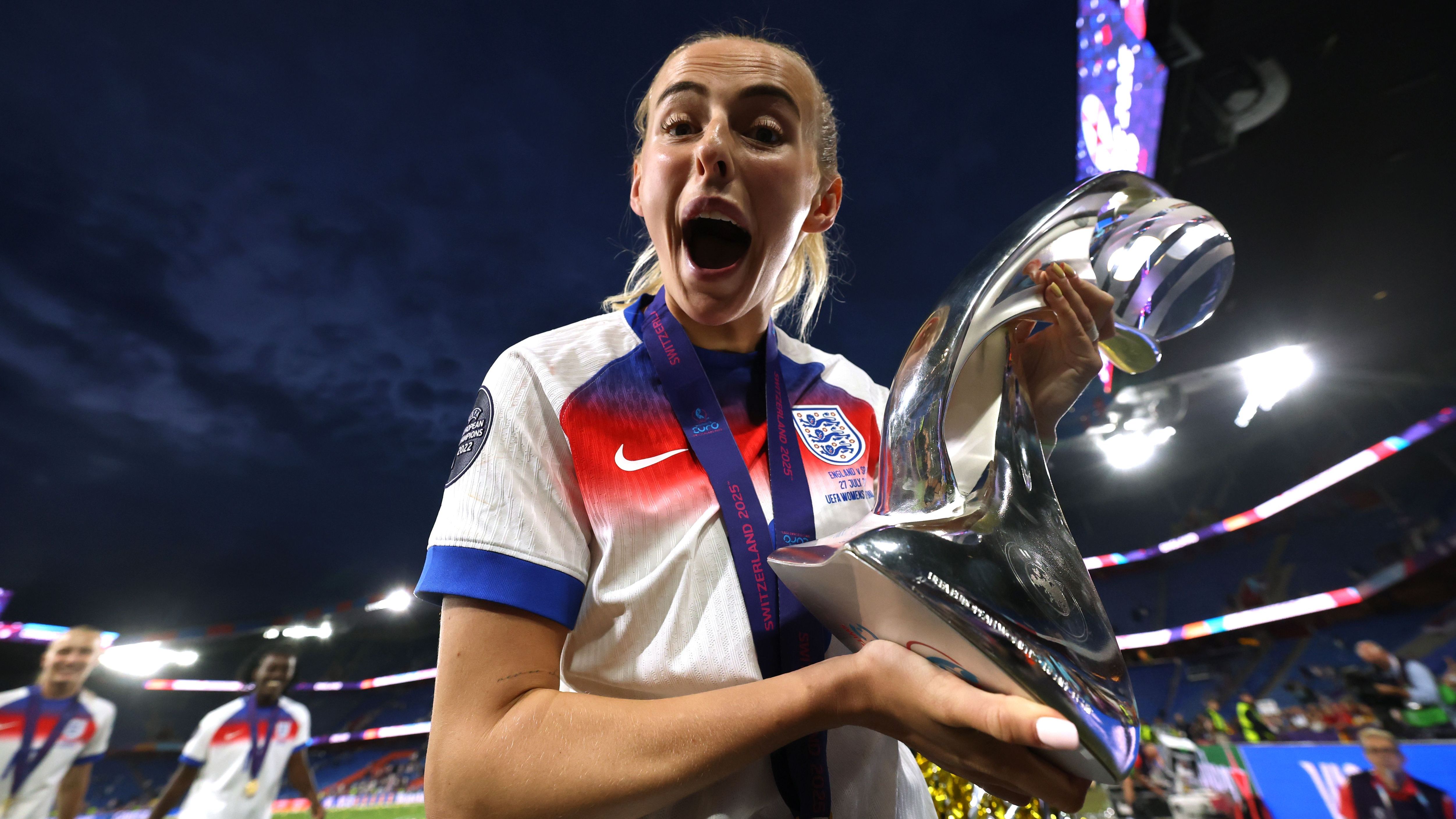 'Ooops!' - Lionesses hero Chloe Kelly apologises for X-rated outburst during Euro 2025 victory speech