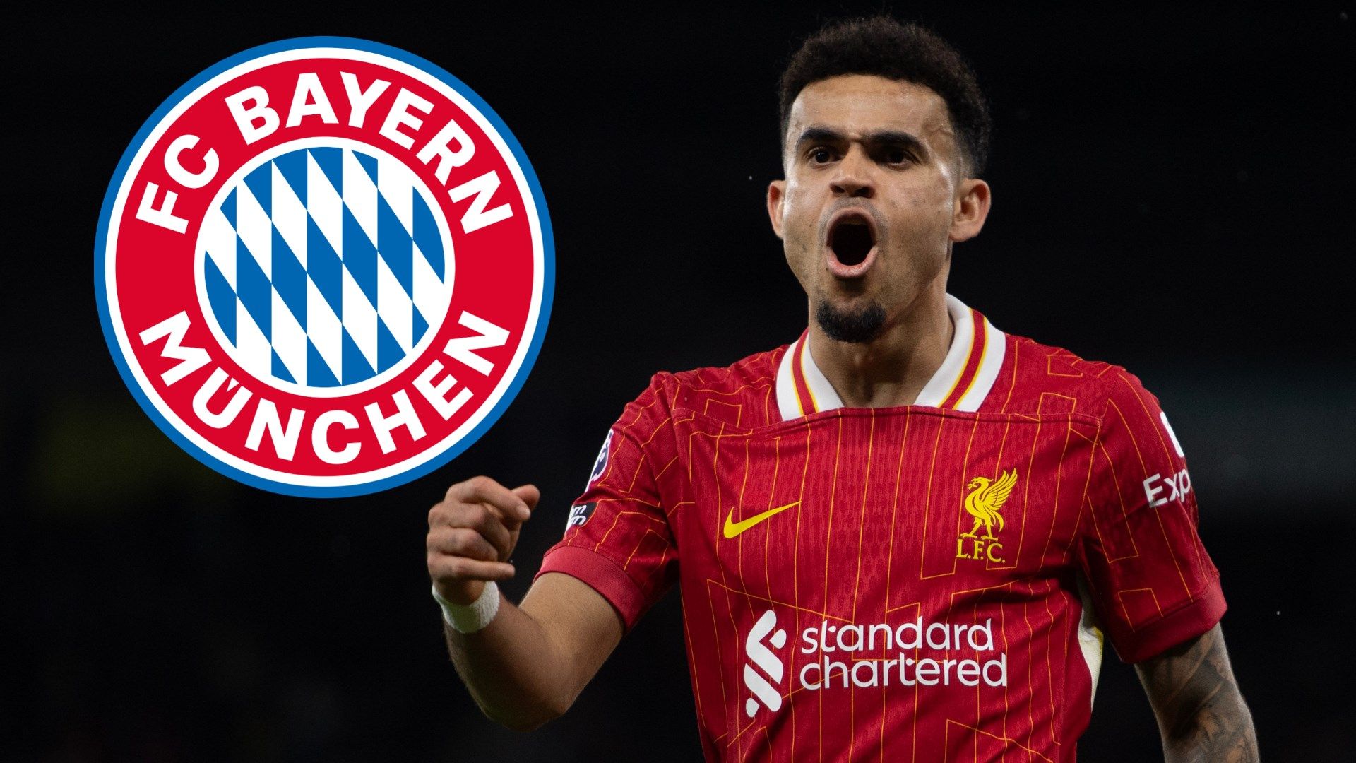 Luis Diaz completes £65.5m transfer to Bayern Munich from Liverpool as Colombian winger links up with Harry Kane