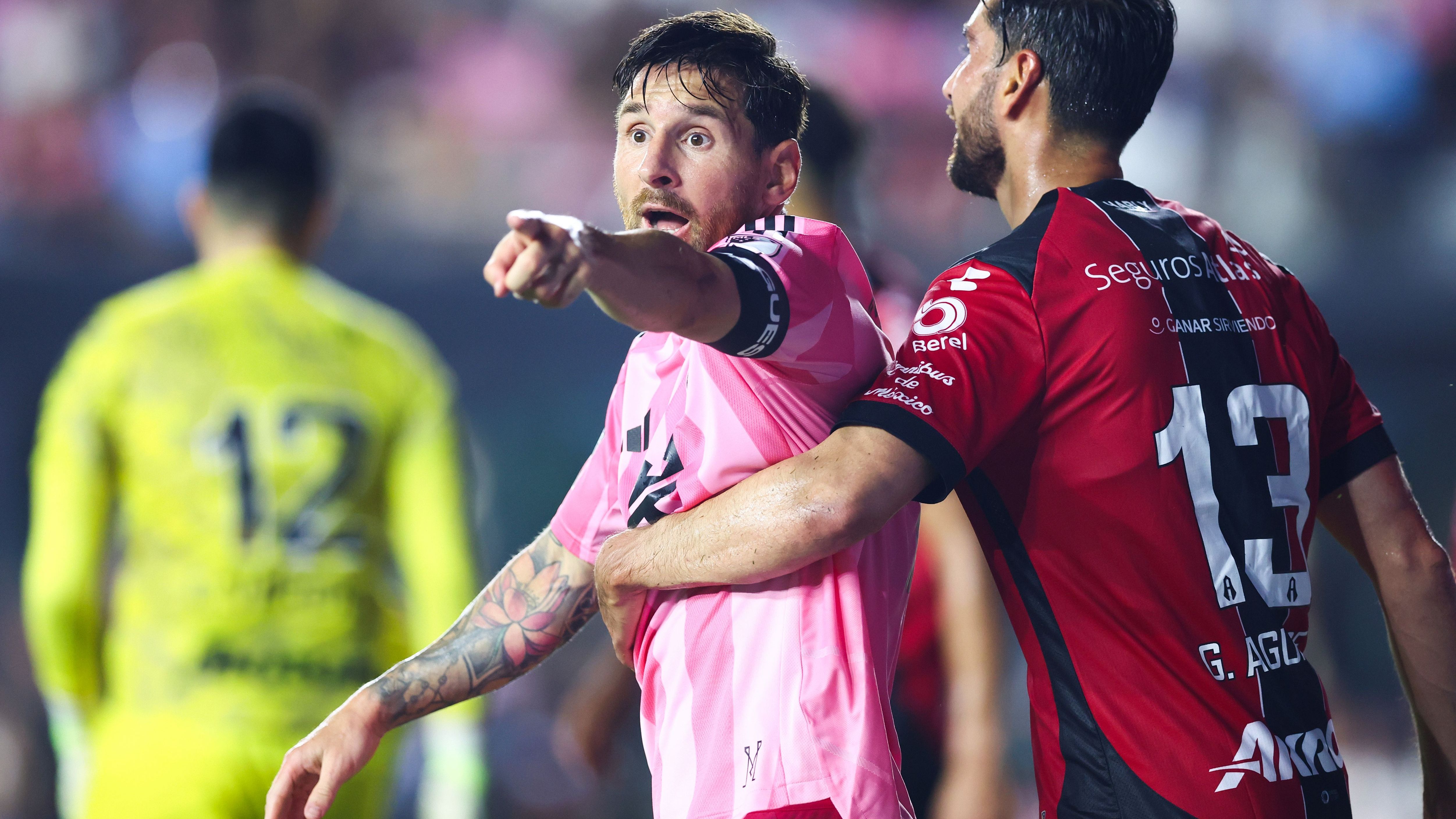 ‘With Messi, I just shut up - with no one else'- Atlas' Matías Cóccaro explains fiery exchange during Inter Miami's Leagues Cup win over Liga MX side