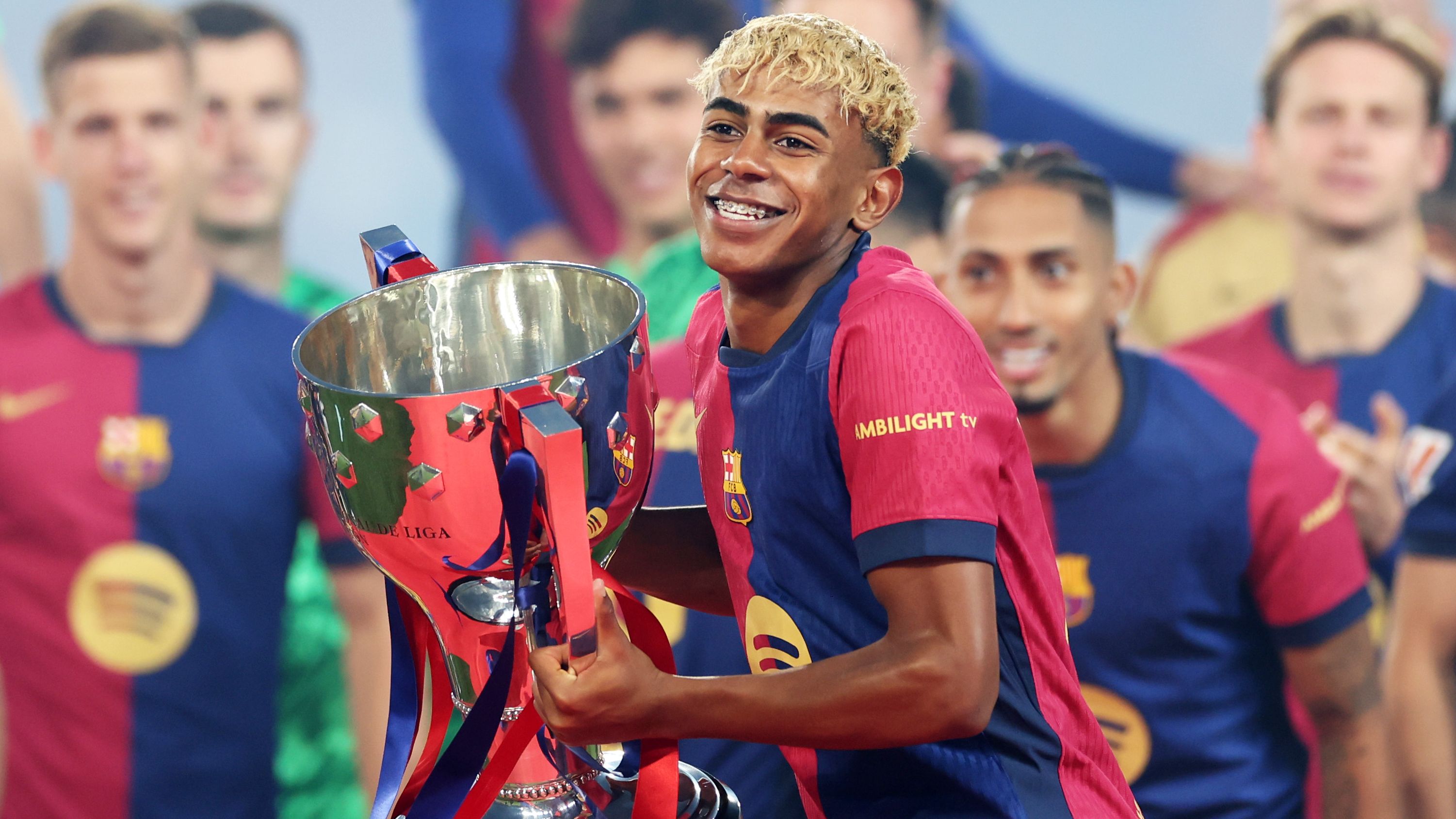 Joan Laporta addresses Lamine Yamal comparisons with Lionel Messi as Barcelona president insists 18-year-old 'genius' is already the 'best in the world'