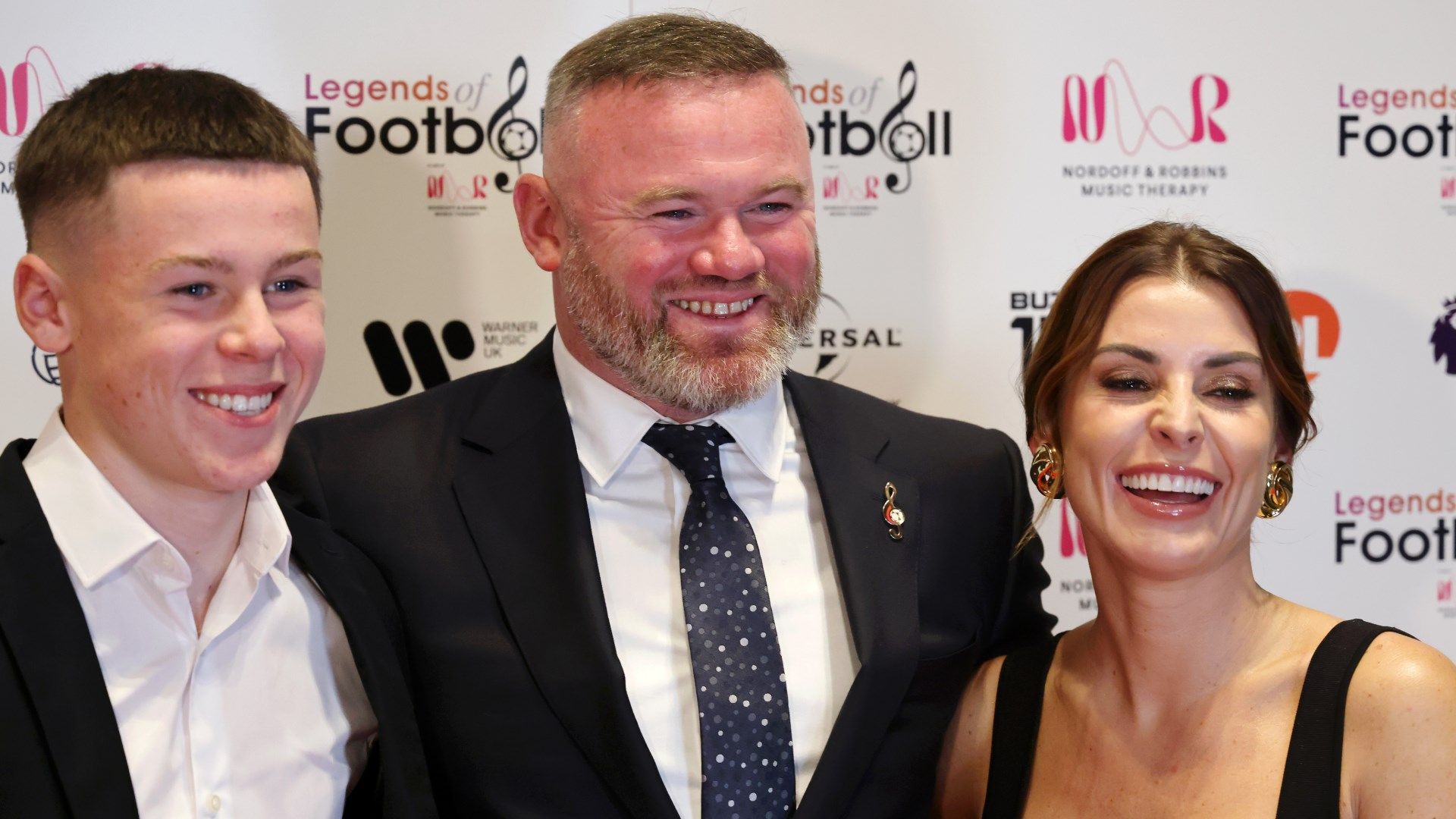 Wayne & Coleen Rooney join Michael Carrick & his wife Lisa as they watch their sons Kai & Jacey feature for Man Utd in world-renowned SuperCupNI youth tournament