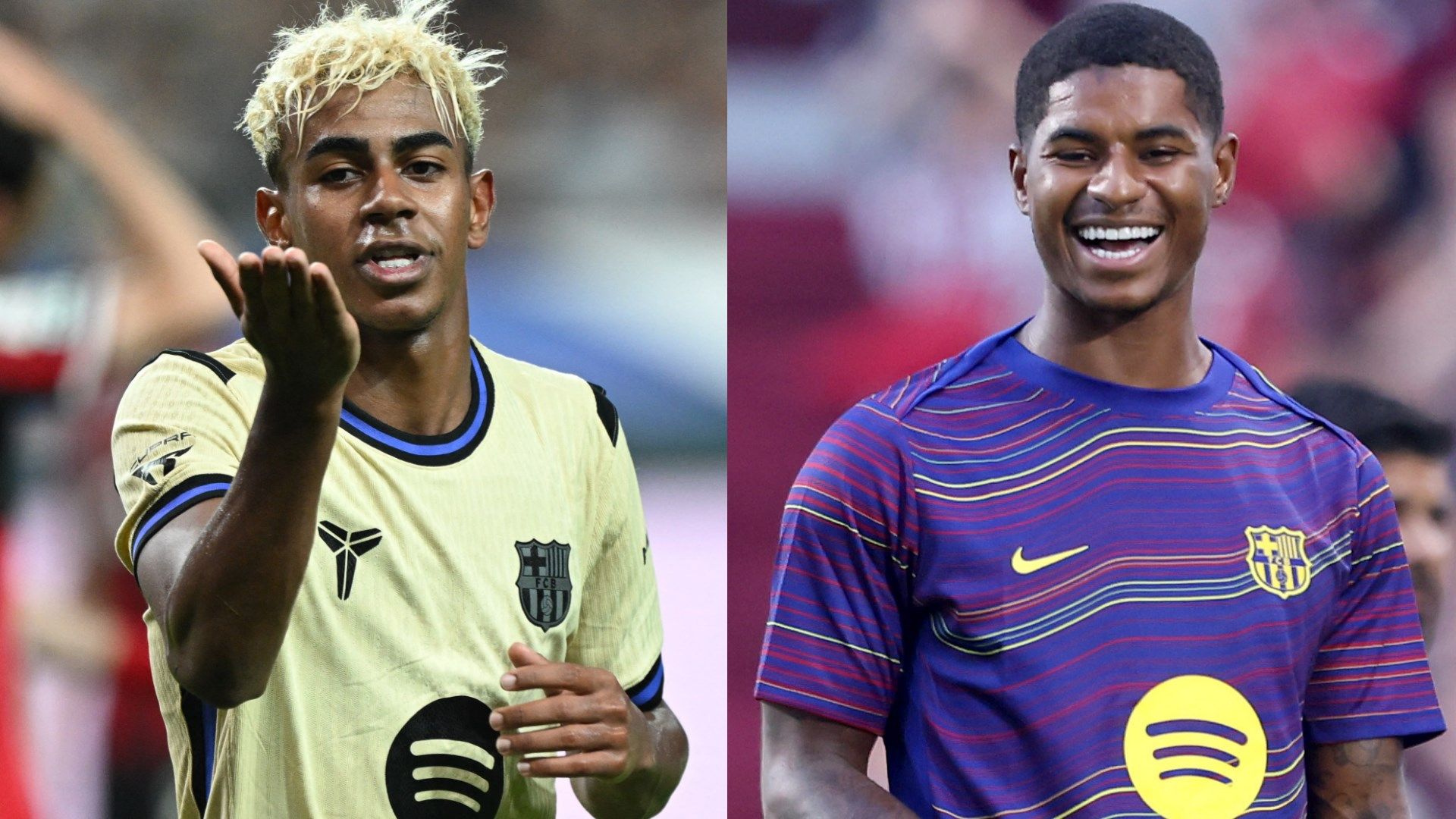 Lamine Yamal & Marcus Rashford are cooking! Training video shows Barcelona's No.10 providing awesome Trivela assist for his new team-mate