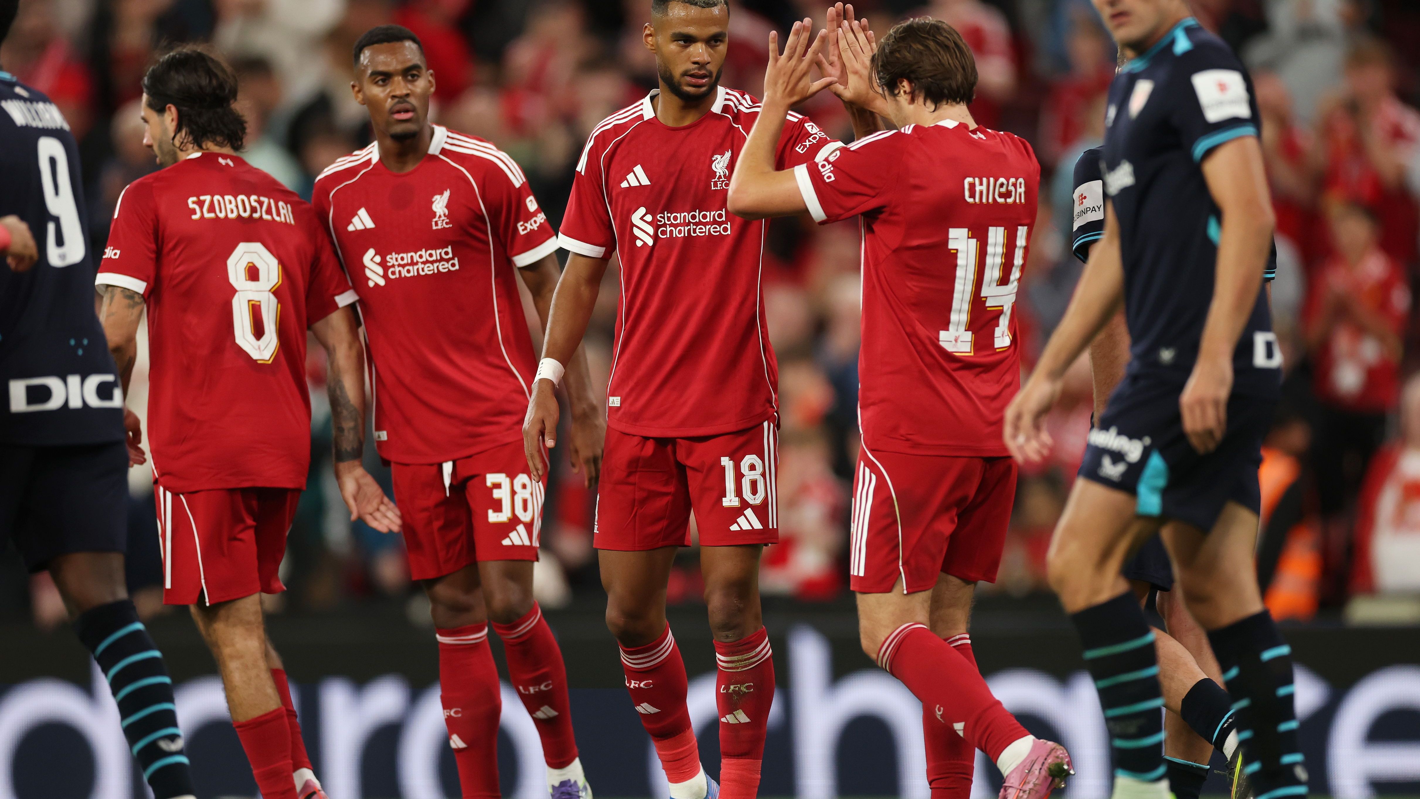 Cody Gakpo bags brace and own goal! Liverpool earn second win over Athletic Club as Mohamed Salah also scores and Florian Wirtz makes Anfield bow