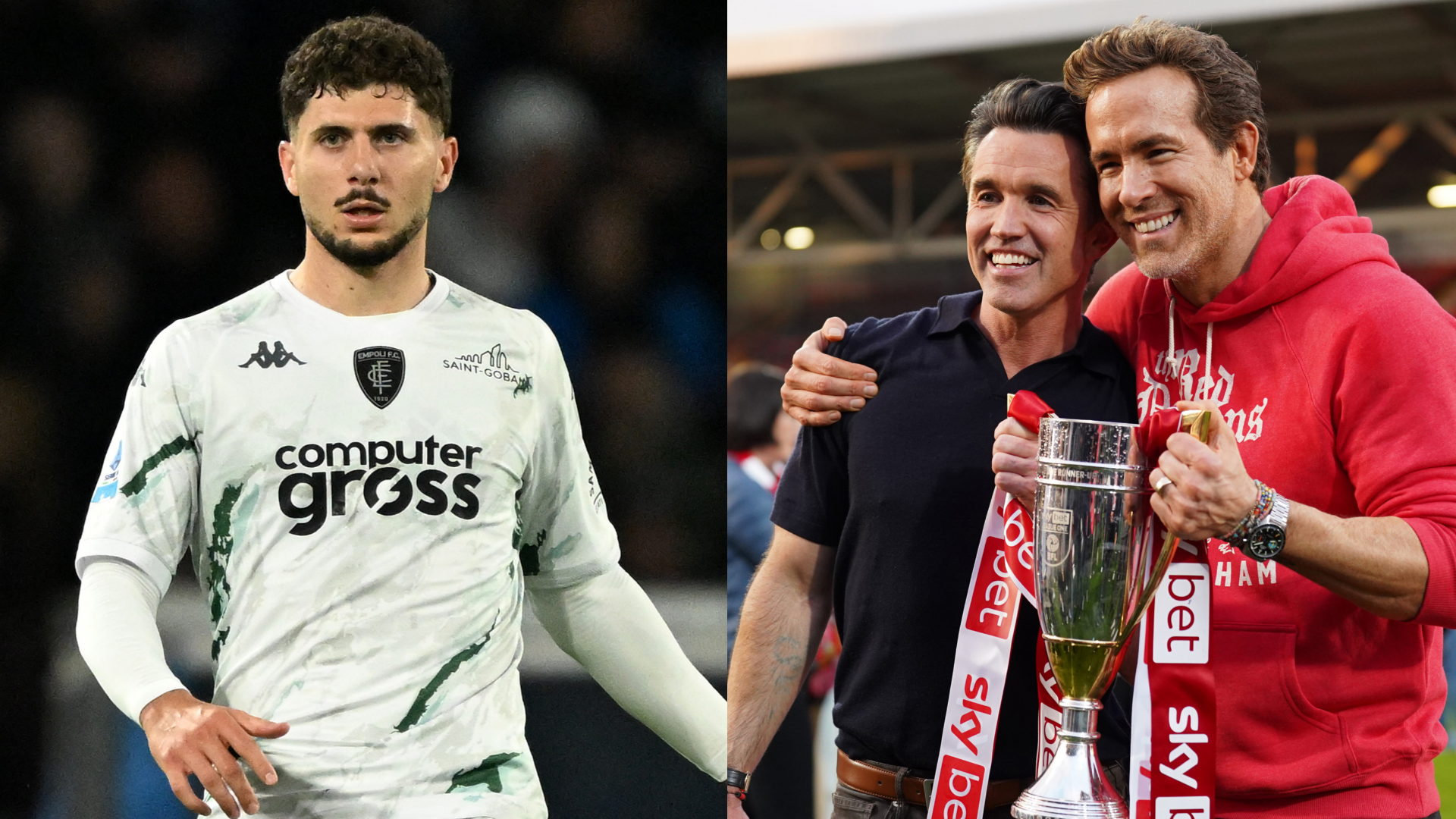 Liberato Cacace reveals how Ryan Reynolds and Rob McElhenney convinced him to join Wrexham