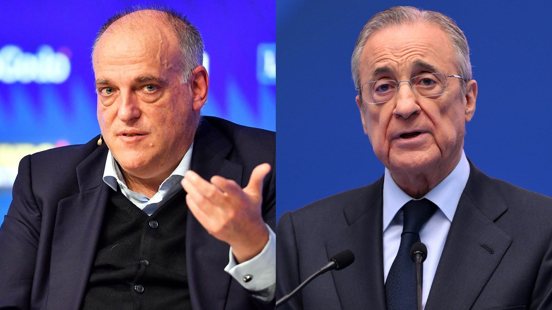 Real Madrid and Javier Tebas in another war of words! La Liga president aims 'Supreme Being' jibe at Florentino Perez following 'manipulation' claims over refusal to postpone Osasuna clash