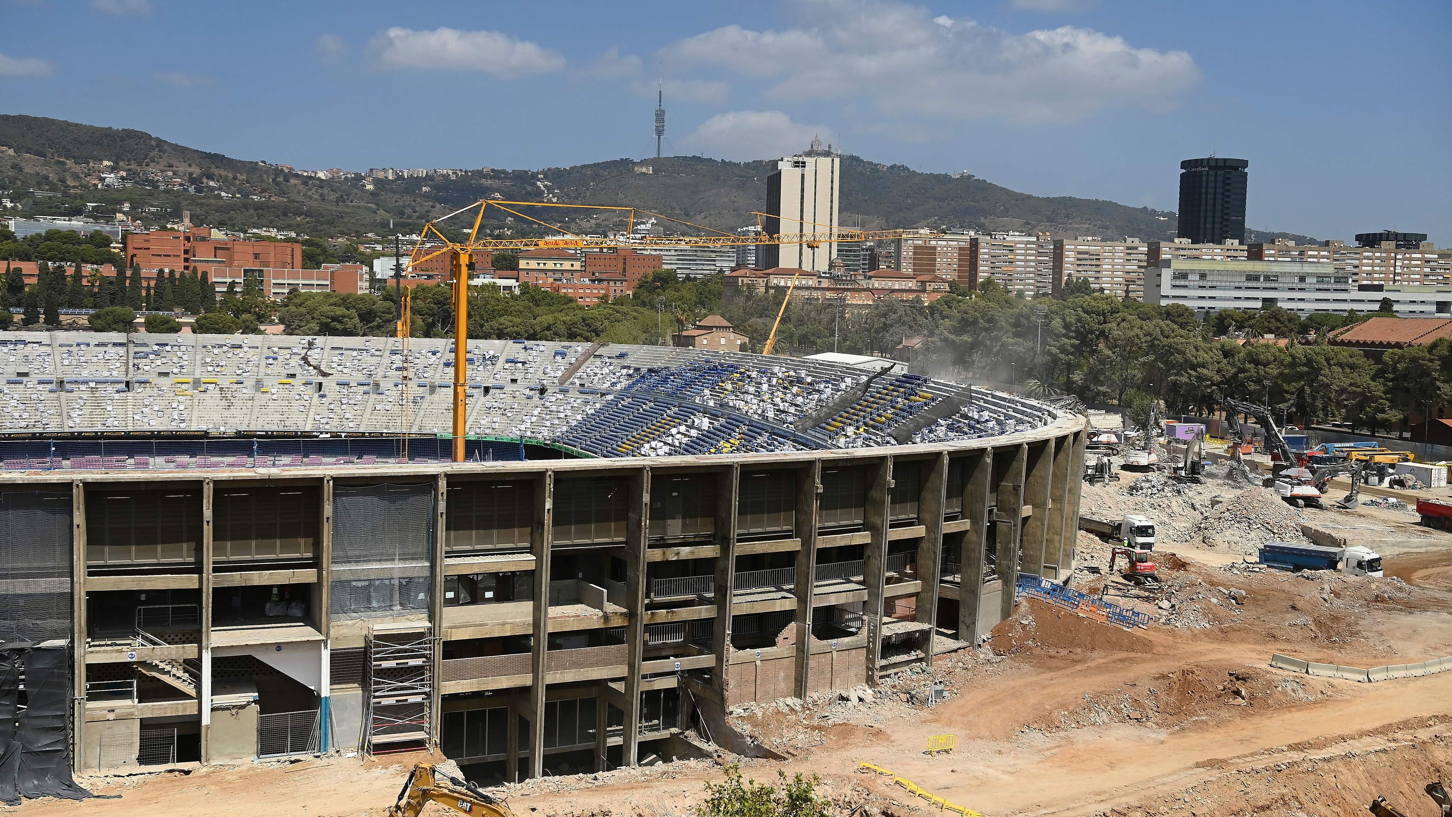 Barcelona back on schedule to make Camp Nou return ahead of first La Liga home game against Valencia at minimum capacity