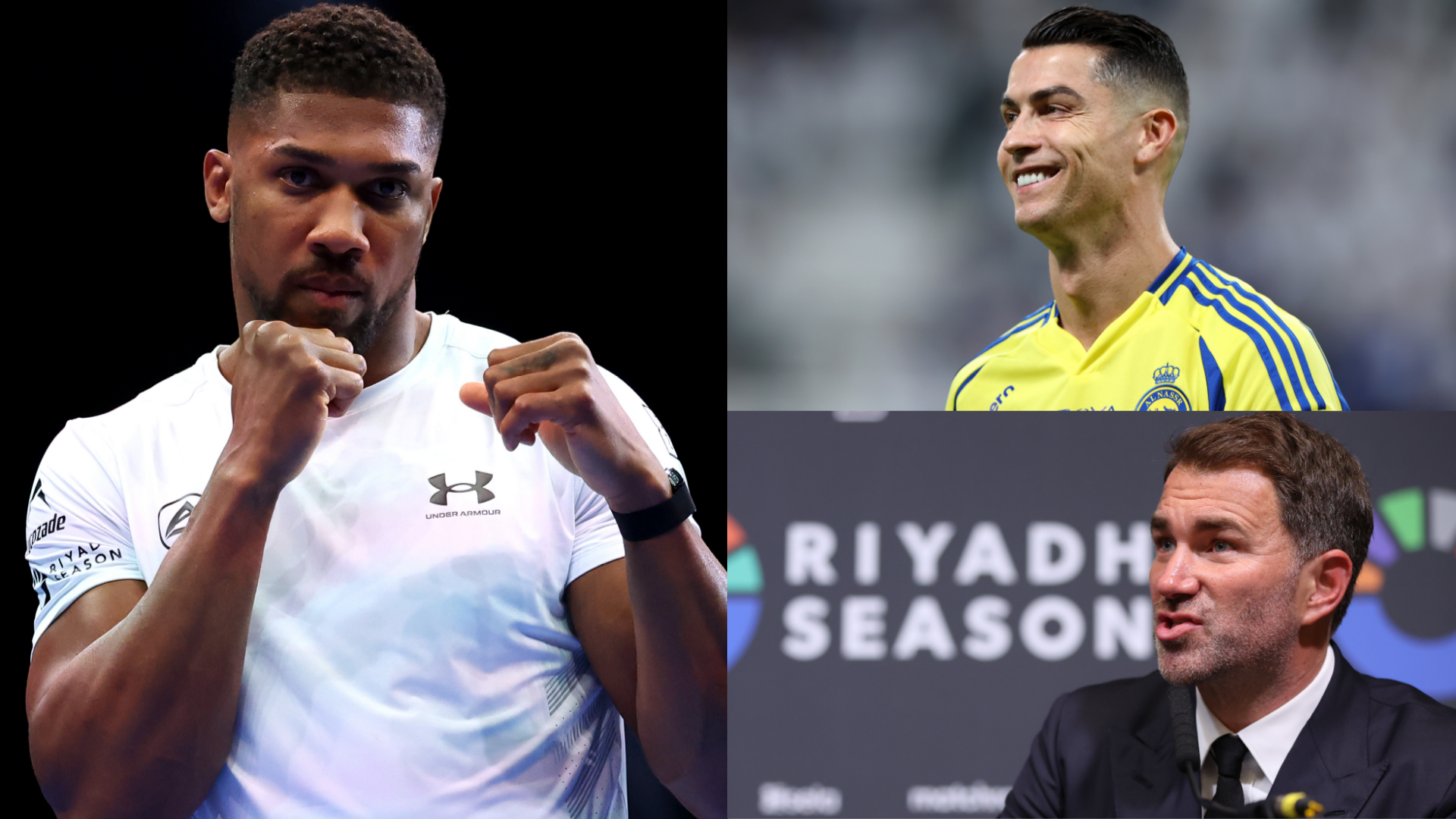 'AJ can speak to any player he wants' - Eddie Hearn & Anthony Joshua building new football agency as boxing promoter makes Cristiano Ronaldo 'DM' quip