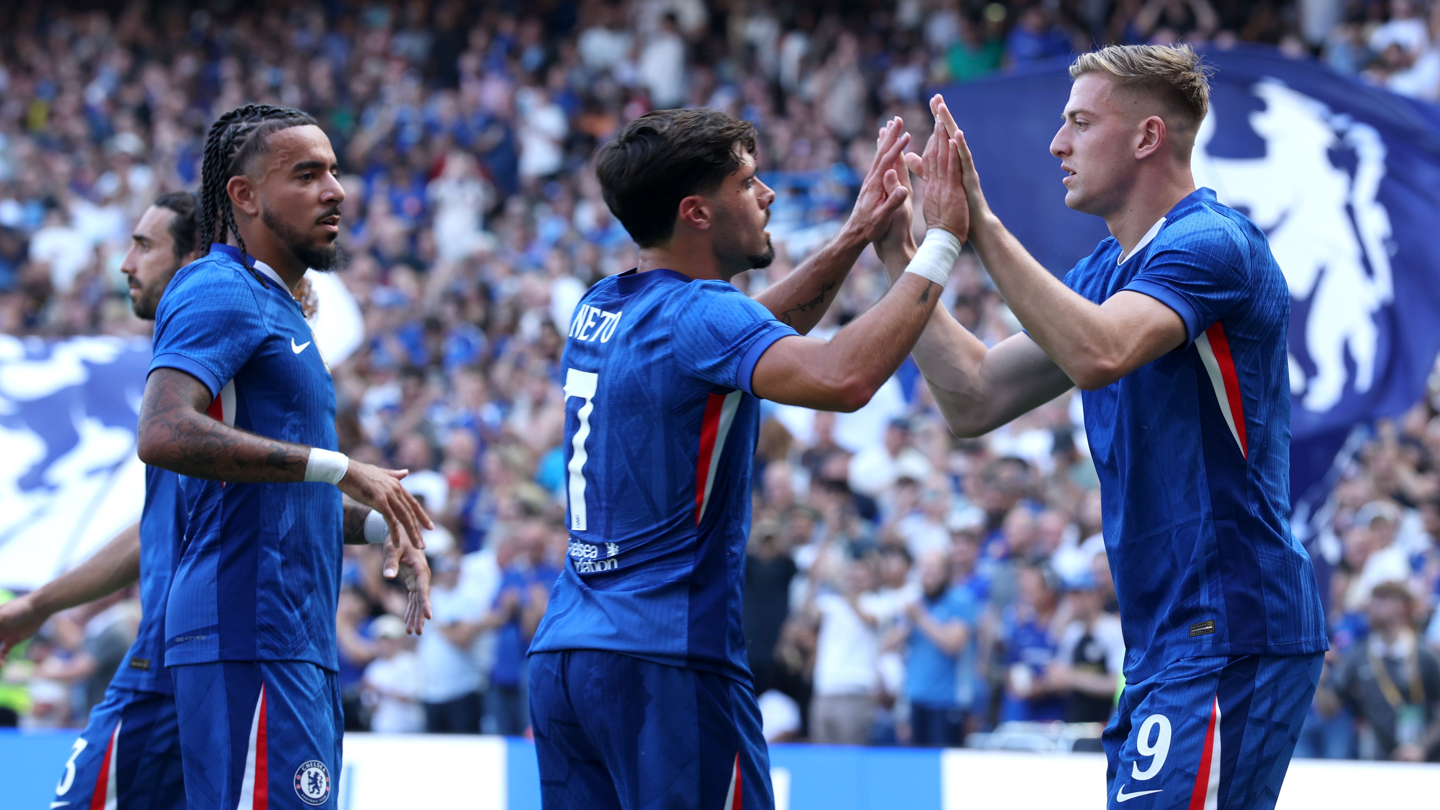 Liam Delap at the double and Joao Pedro scores again as Blues cruise past 10-man AC Milan to ruin Luka Modric's debut