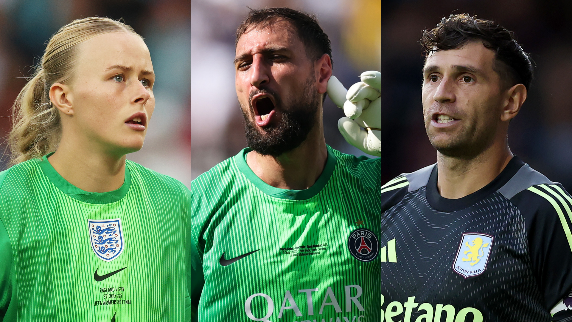 Yashin Trophy 2025: Emi Martinez aiming for hat-trick as Gianluigi Donnarumma, Alisson and Hannah Hampton join World Cup winner on nominee lists for Ballon d'Or's top goalkeeper prizes