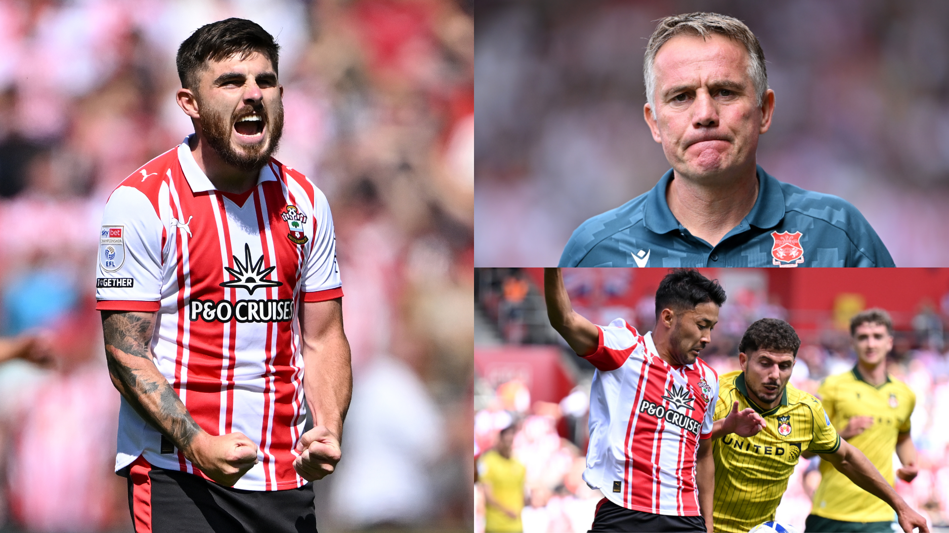 Heartbreak for Wrexham! Southampton score two late goals to deny Red Dragons win on Championship return despite Josh Windass & Conor Coady heroics