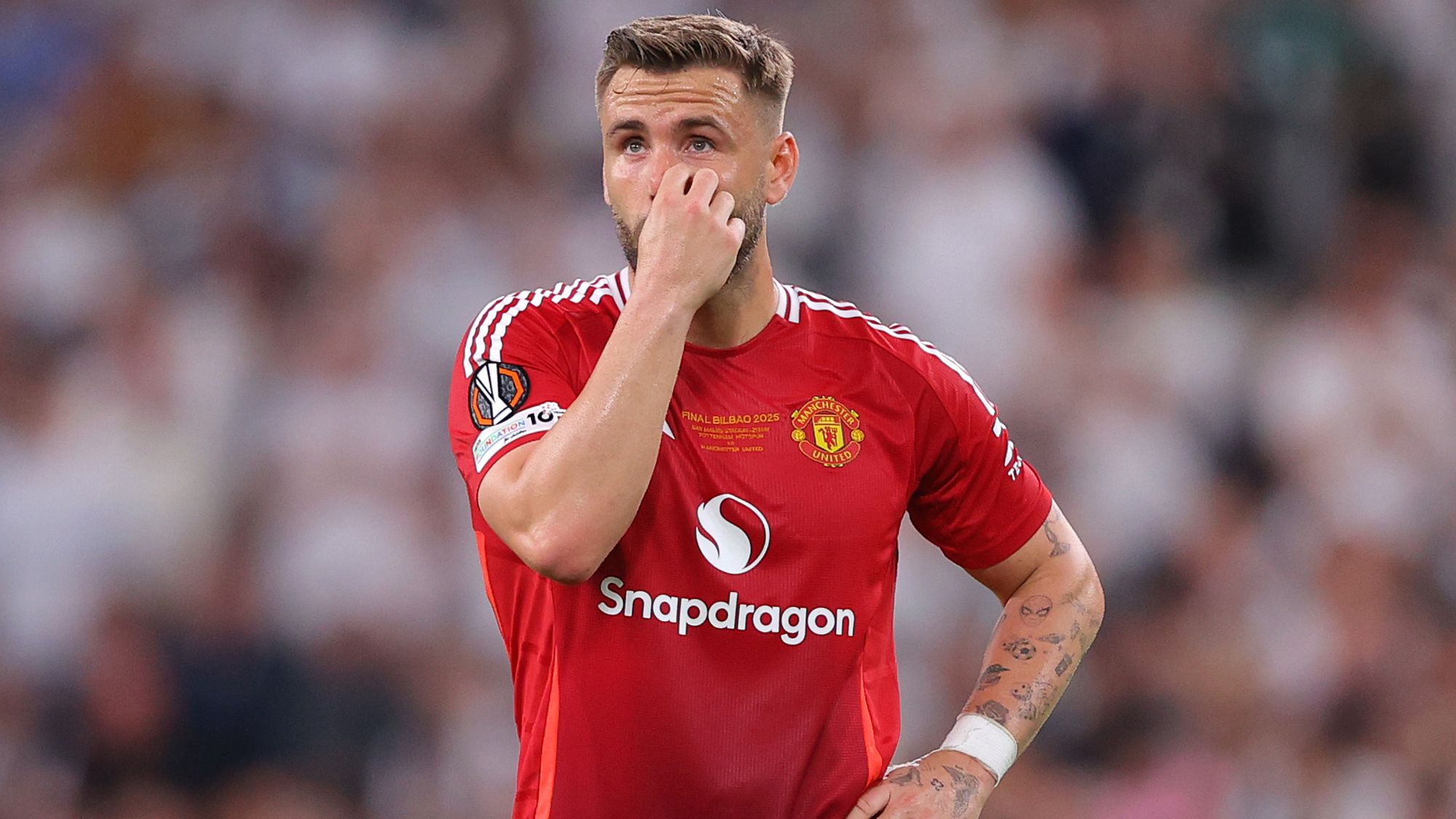 Luke Shaw left FUMING with Ruben Amorim after being left out of Man Utd leadership group resulting in veteran's performances in training taking huge dip