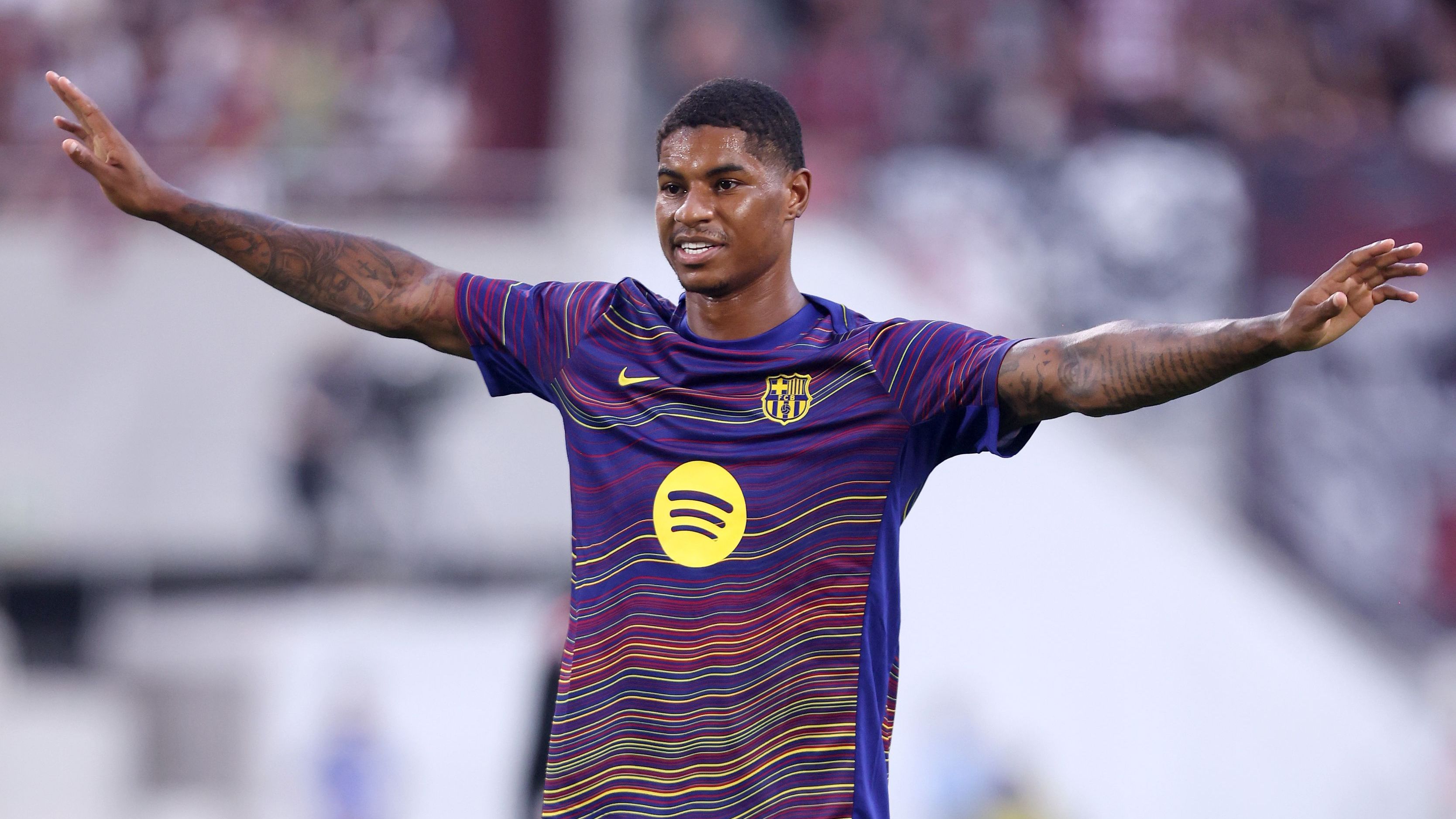 'Very intense' - Marcus Rashford admits to enduring 'difficult' pre-season at Barcelona as he adjusts to Hansi Flick's 'complex' training routine