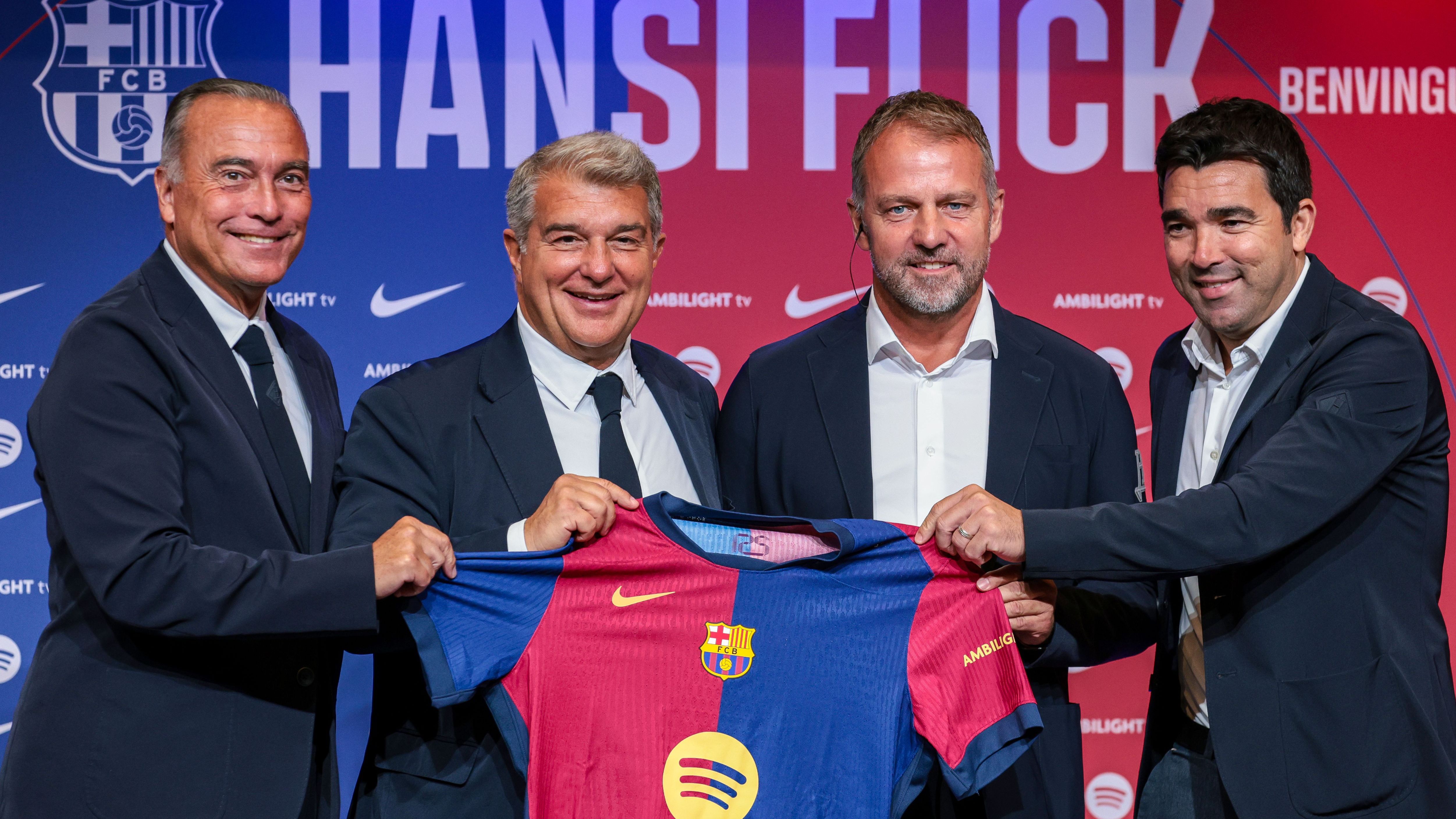 Hansi Flick 'not happy' about Barcelona registration drama as Marcus Rashford and Joan Garcia left in limbo ahead of La Liga opener