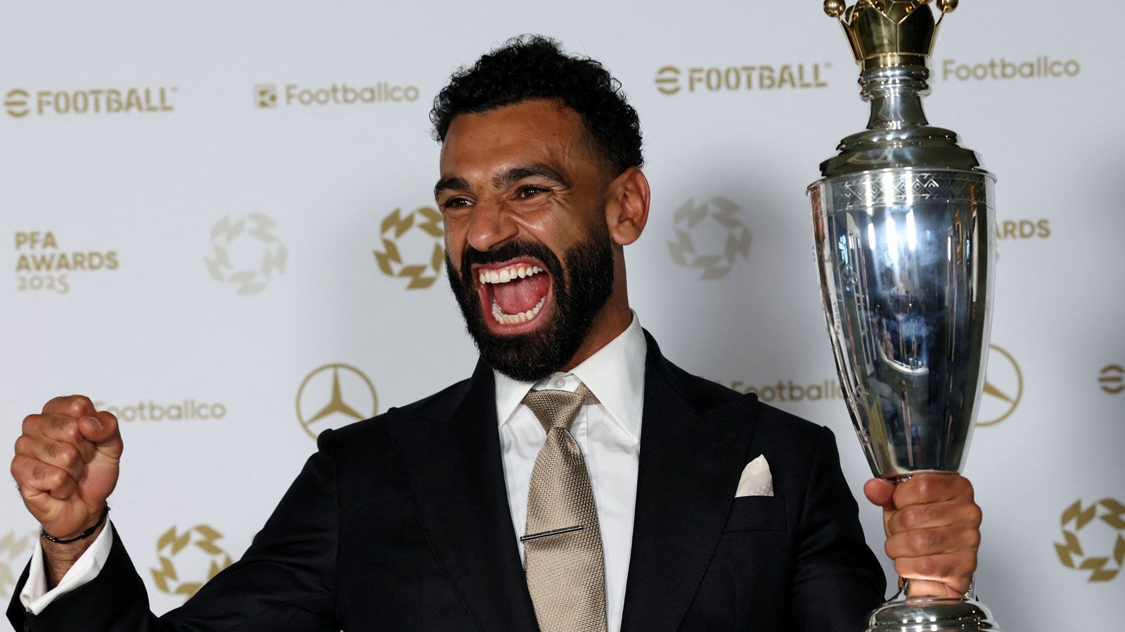 'Doing this at 33 is incredible' - Mohamed Salah reacts to winning record-breaking third PFA Players' Player of the Year award after 'best season of my career' as Liverpool talisman references failed Chelsea spell
