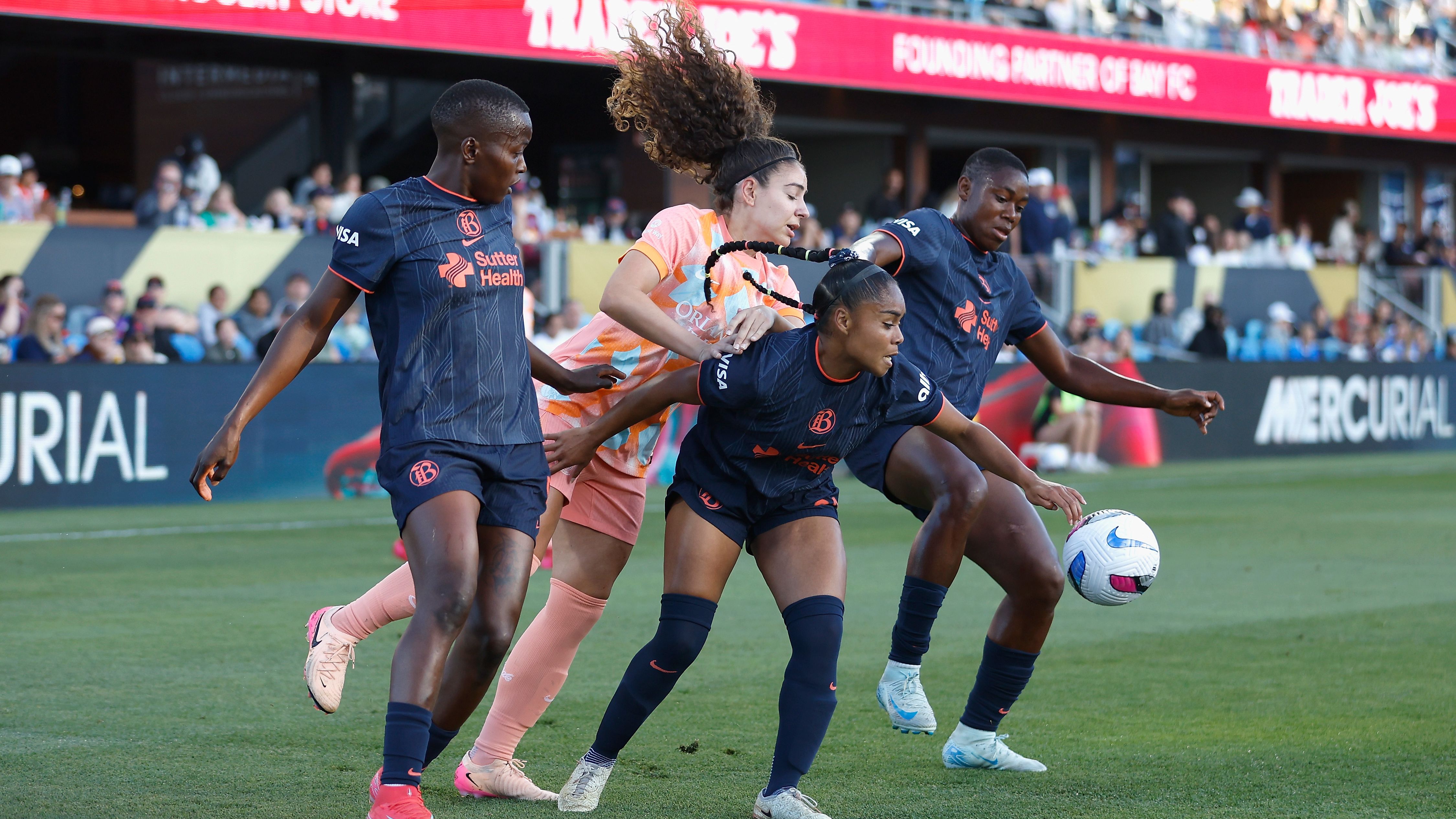 Bay FC set NWSL attendance record as they draw more than 40,000 fans against Washington Spirit at Oracle Park