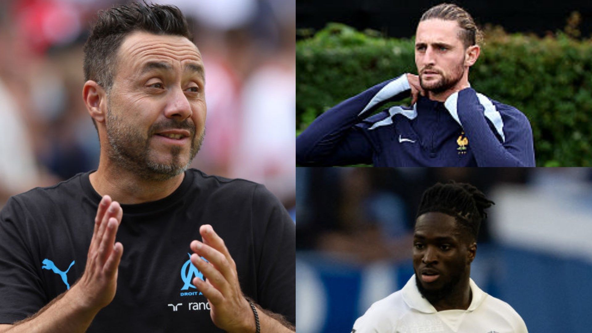 'There's a chance to fix things' - Roberto De Zerbi admits Adrien Rabiot could make sensational Marseille return despite 'pub fight' with Jonathan Rowe