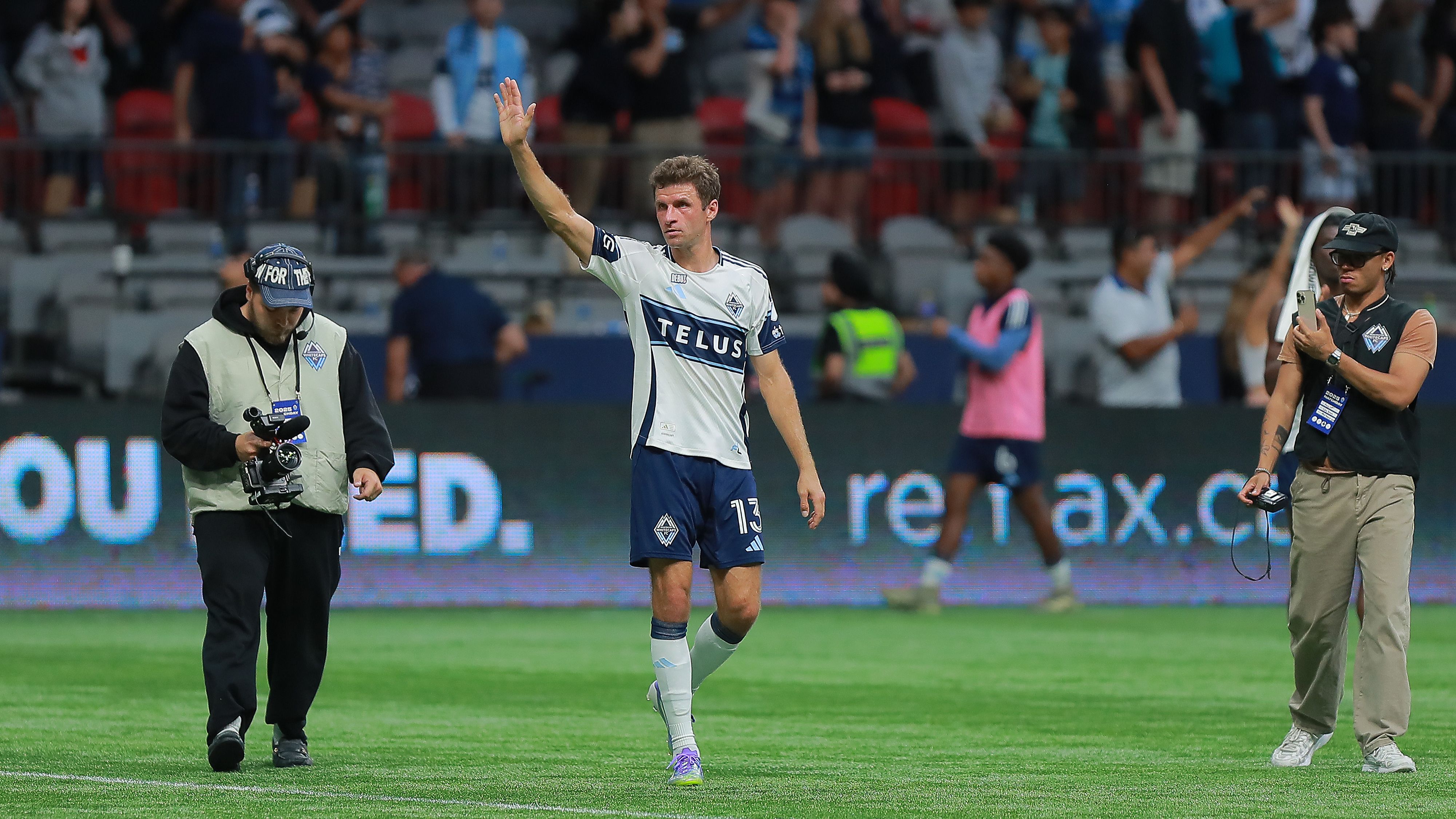 'That's why we love this game' - Thomas Muller delighted with winning goal in 'crazy match' as he captains Vancouver Whitecaps to MLS victory