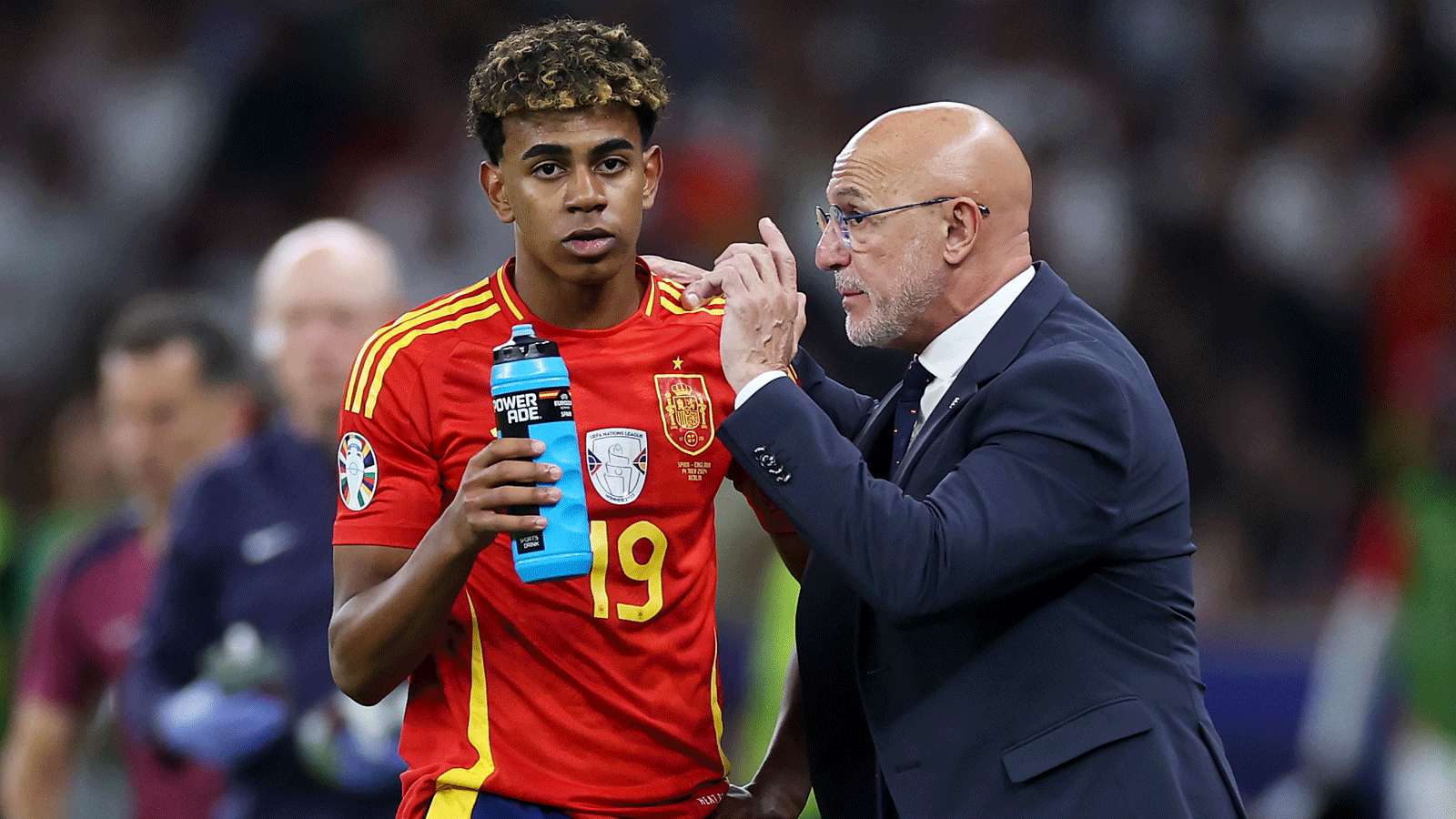 Lamine Yamal critics told to stop focusing on Barcelona star's girlfriend and enjoy the ‘football genius' as Spain boss holds Lionel Messi up as a 'mirror' for teenager