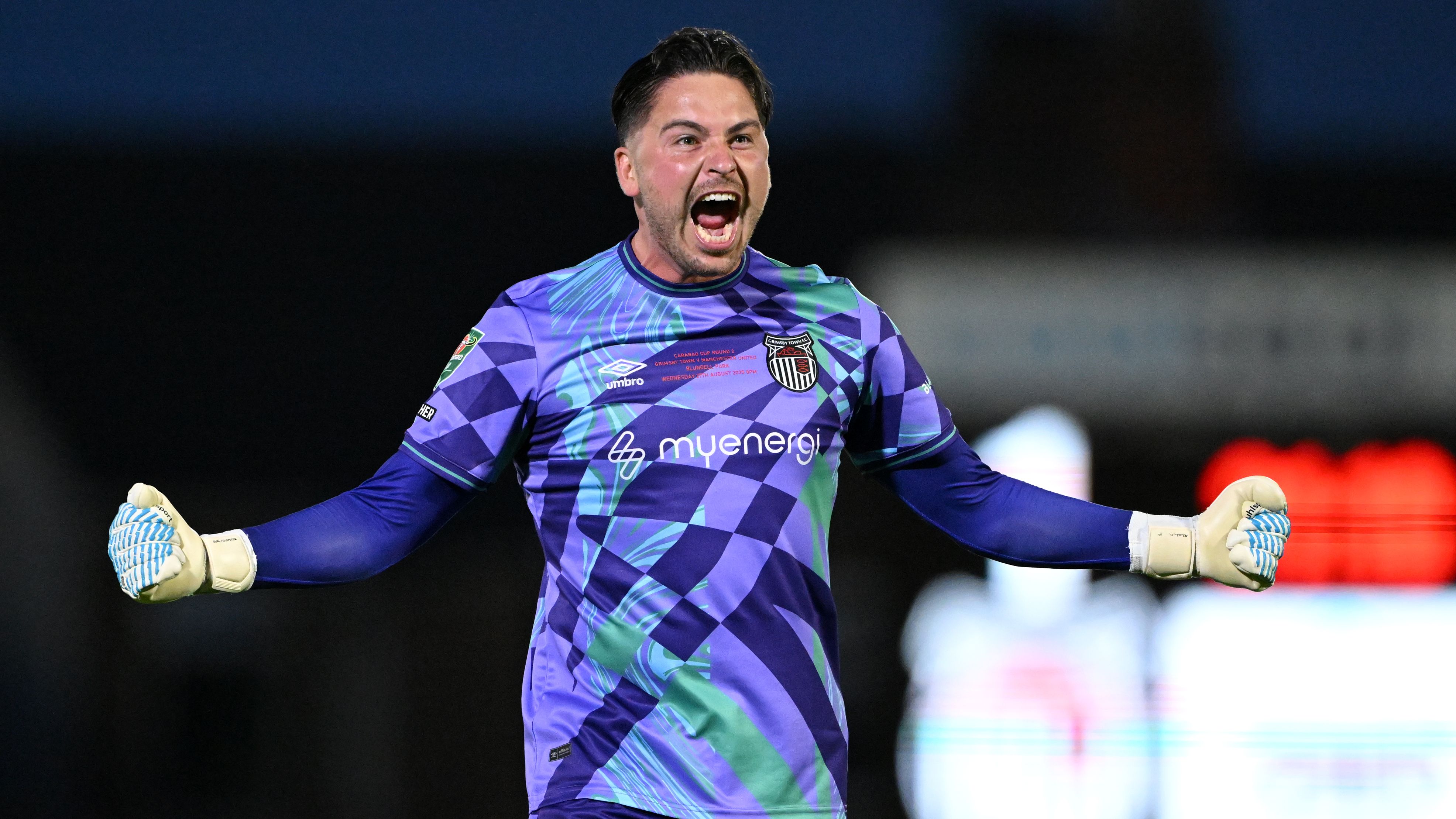 'I'm half fuming!' - Grimsby goalkeeper admits he is a Man Utd fan and slams Ruben Amorim's side for dismal performance in Carabao Cup defeat