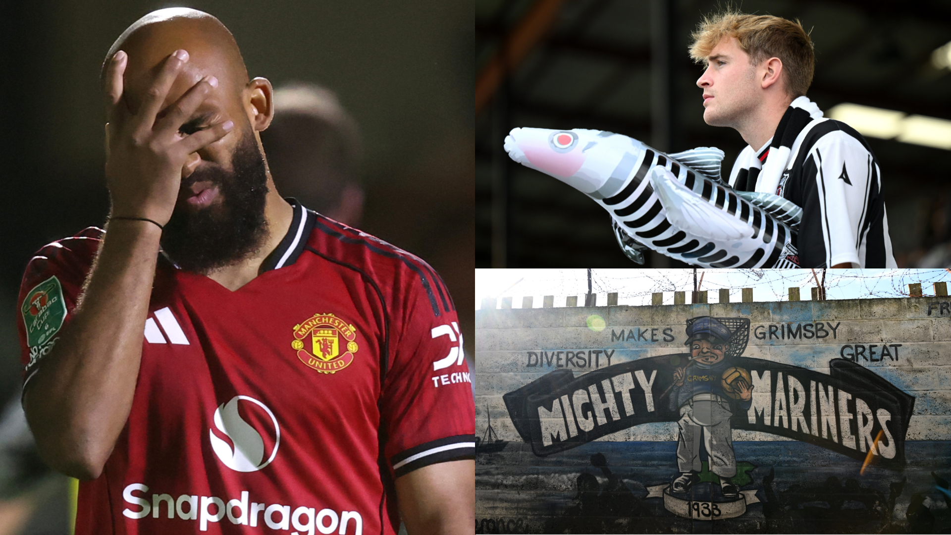 ‘Slapped' Man Utd brutally trolled by Grimsby in meme craze after suffering shock Carabao Cup giant-killing in epic penalty shootout
