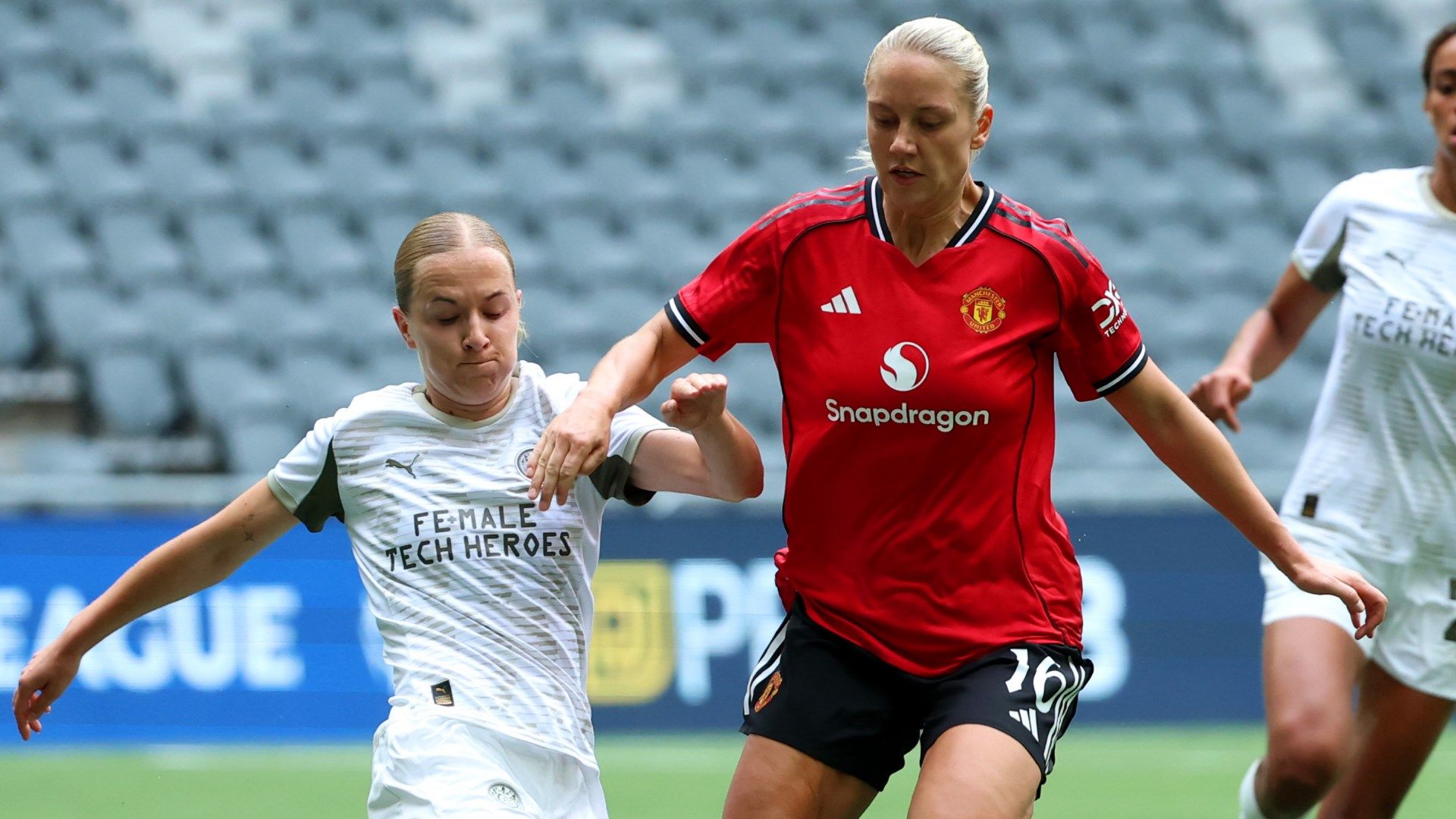 Man Utd women's player ratings vs PSV: Hat-trick hero Elisabeth Terland keeps Champions League dreams on track as Lionesses star Ella Toone shines on Red Devils return
