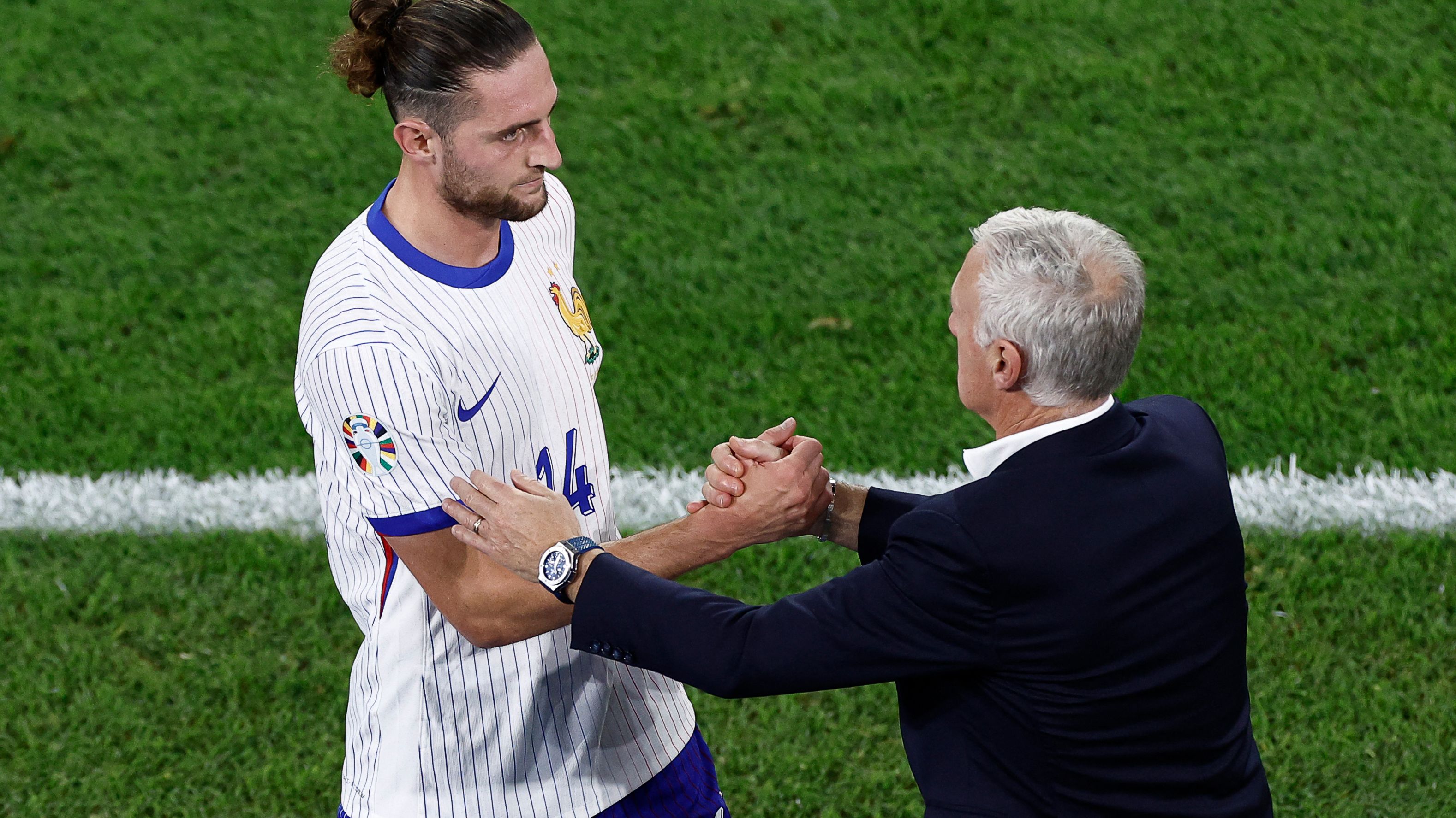 France boss Didier Deschamps offers message of support to Adrien Rabiot after midfielder booted from Marseille squad by Roberto De Zerbi