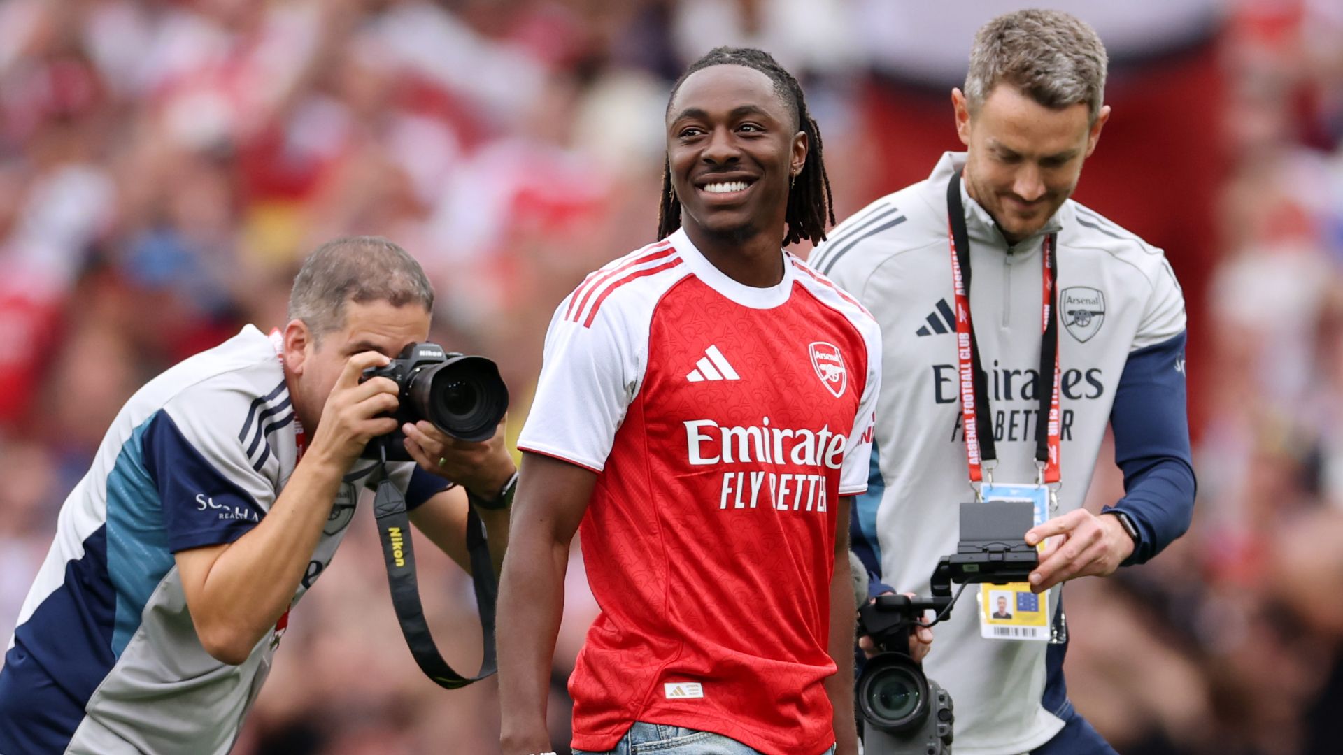Mikel Arteta claims Eberechi Eze has 'special aura' as boyhood Gunners fan prepares for debut