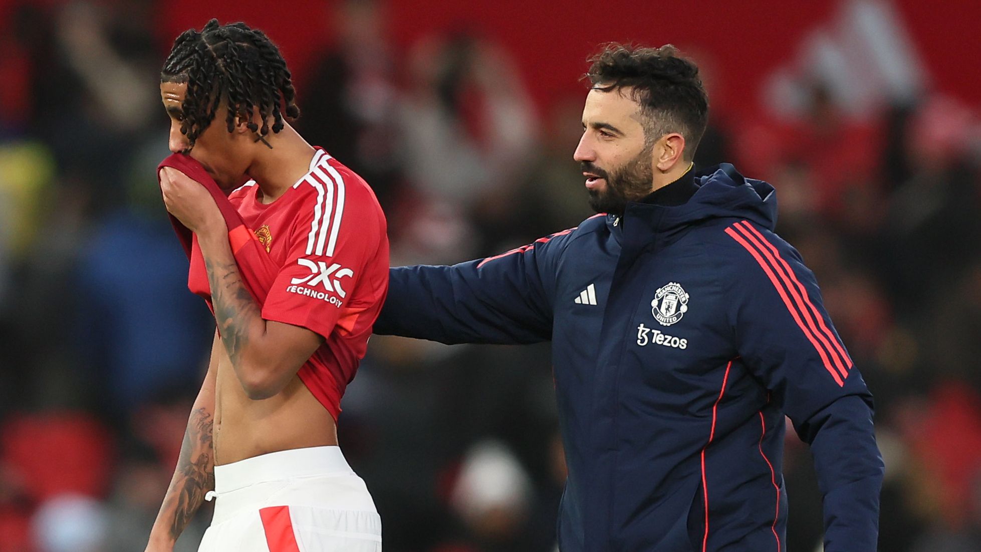 ‘Little mistakes' - Leny Yoro reveals why Manchester United are struggling and insists squad ‘needs to stay together' after Grimsby defeat