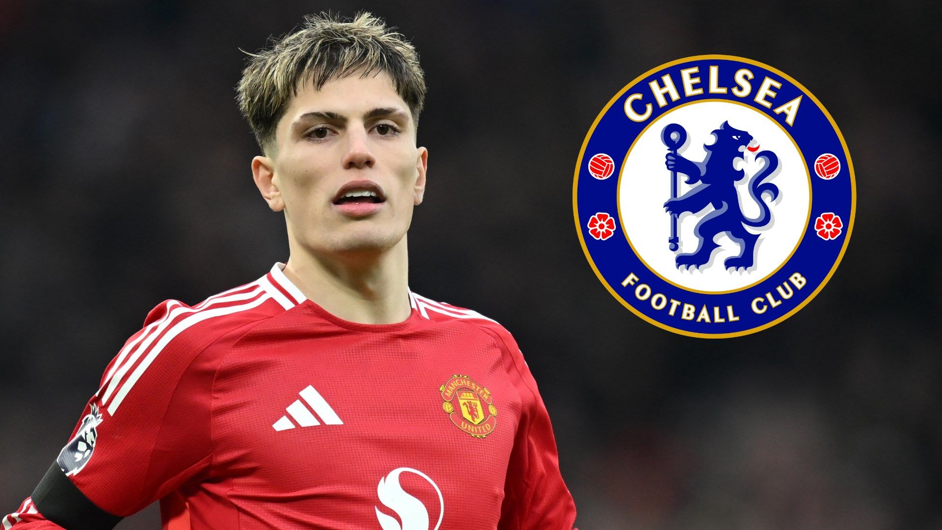 VIDEO: Alejandro Garnacho spotted at Stamford Bridge for Fulham clash ahead of Chelsea unveiling