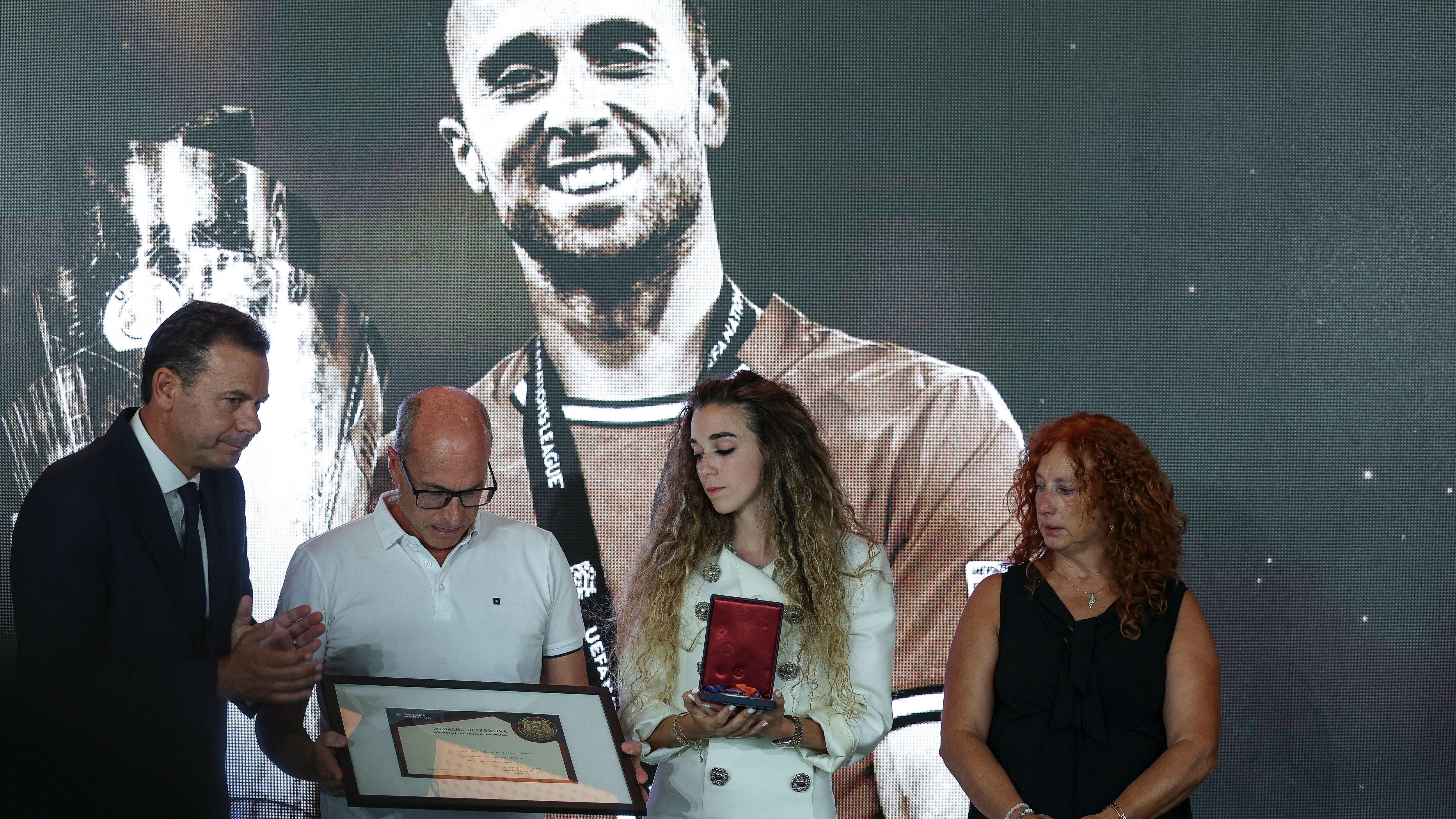 'A way of seeing him on the field' - Ruben Neves reveals moving Diogo Jota tattoo as Portugal midfielder leads tributes to late Liverpool star alongside Cristiano Ronaldo & Co at national team base