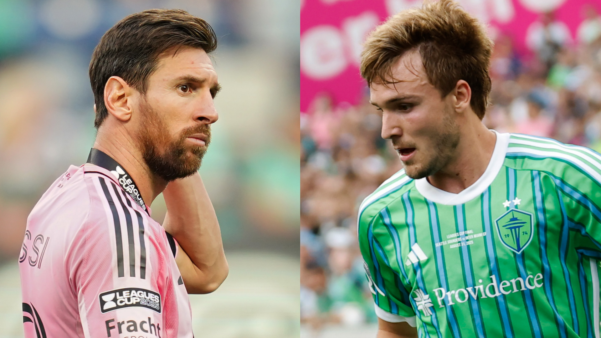 Lionel Messi accused of blackballing Pedro de la Vega from Argentina national team in tense exchange during Inter Miami's Leagues Cup final loss to the Seattle Sounders