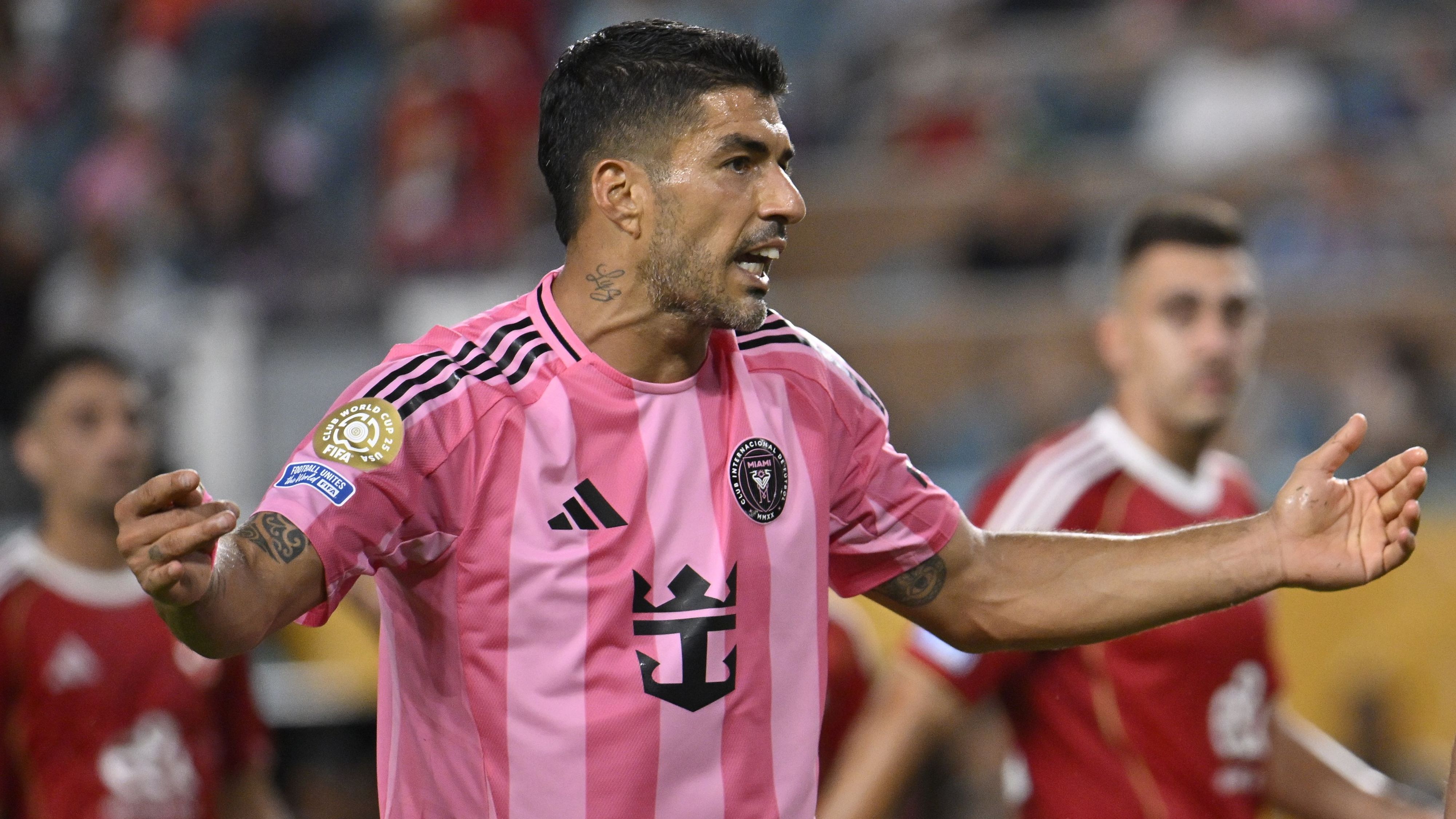 Luis Suarez issues apology for spitting at Seattle Sounders staff member in moment of 'tension and frustration' after Inter Miami's Leagues Cup final defeat
