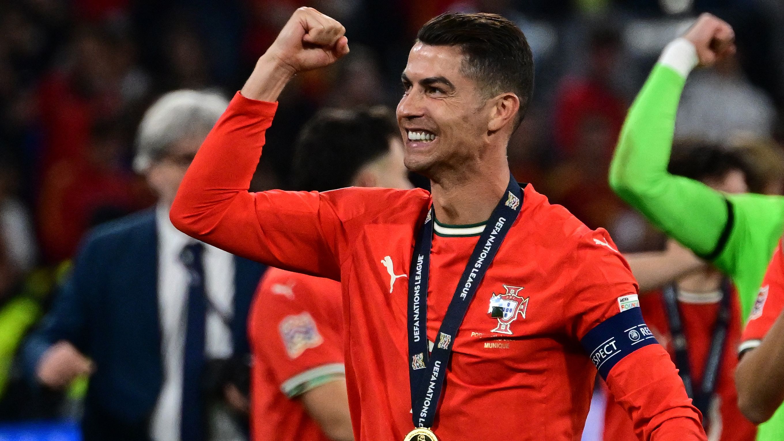 VIDEO: Cristiano Ronaldo consoles emotional Portugal mascot in moving moment ahead of World Cup qualifier against Armenia