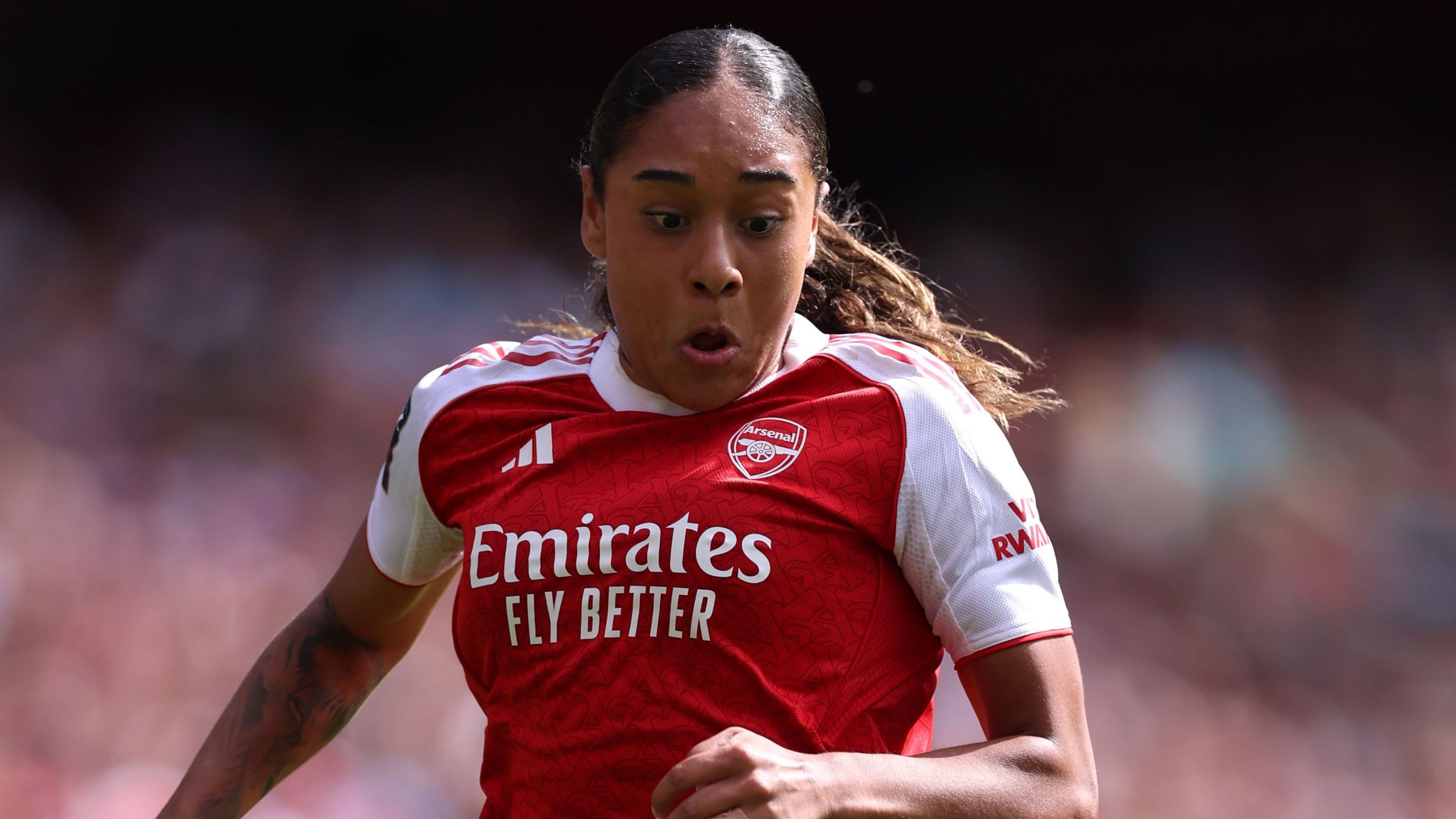 VIDEO: That's why Arsenal paid £1m! Record-breaking new signing Olivia Smith scores OUTRAGEOUS long-range goal on Gunners debut