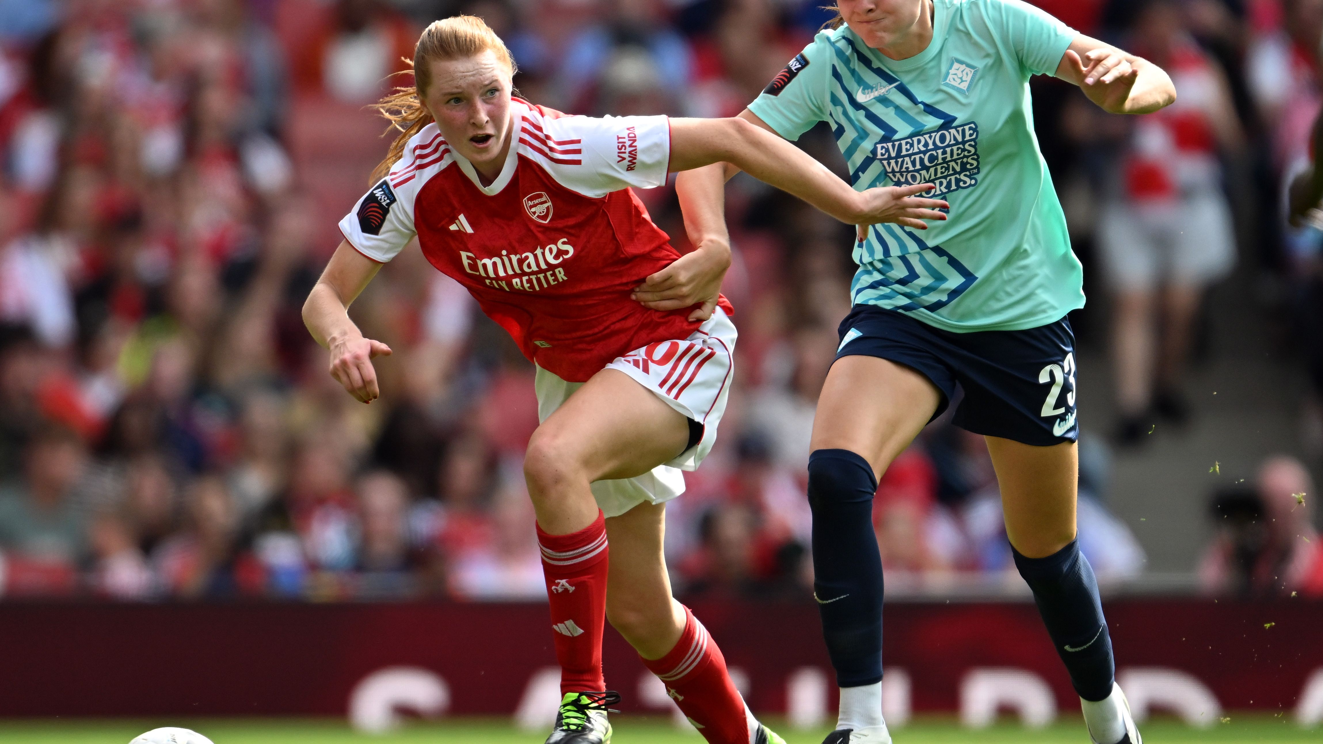 Arsenal women's player ratings vs London City Lionesses: Olivia Smith looks worth every penny! Gunners' summer signing enjoys dream debut as England heroes Chloe Kelly, Alessia Russo and Beth Mead play key roles in opening-day WSL win
